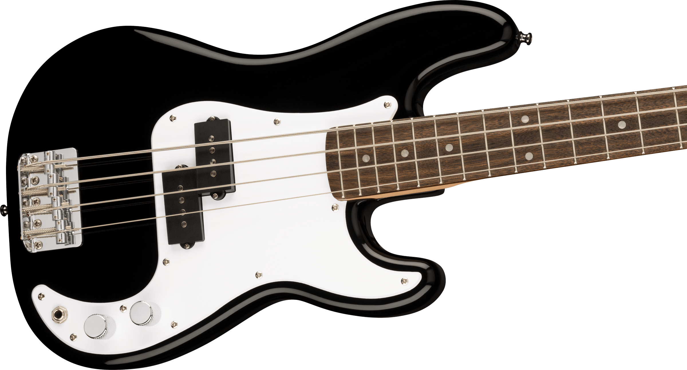 Squier Mini Precision Bass Guitar in Black