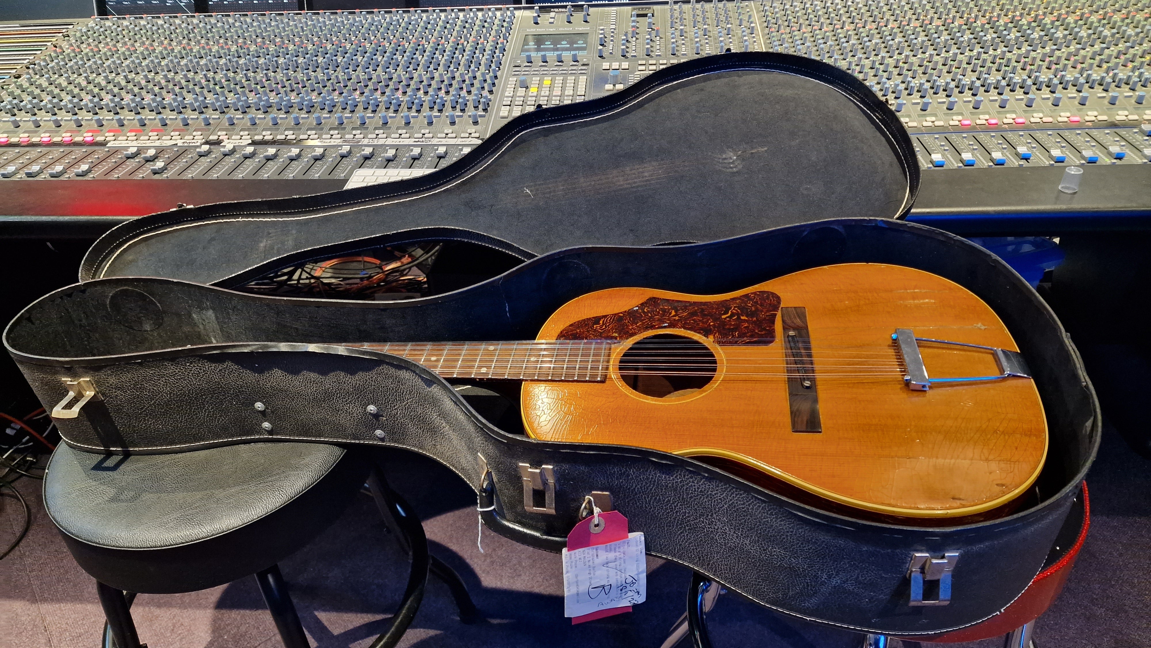 1966 Gibson 12 String Vintage '60s Acoustic Guitar B-25 Brazilian Rosewood & Mahogany B25