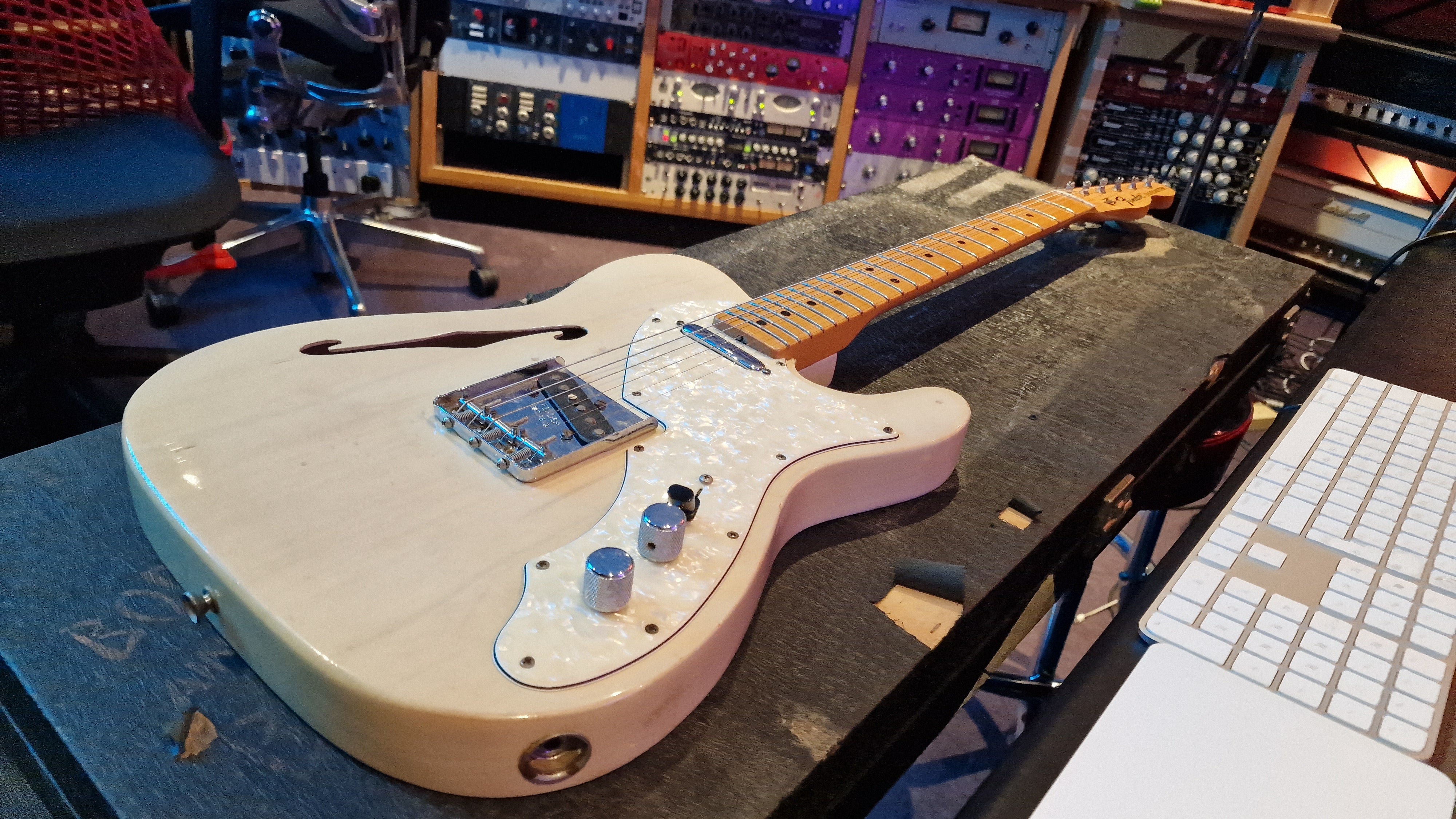 1969 Fender Telecaster Thinline Blonde USA American Vintage 60s Tele Electric Guitar