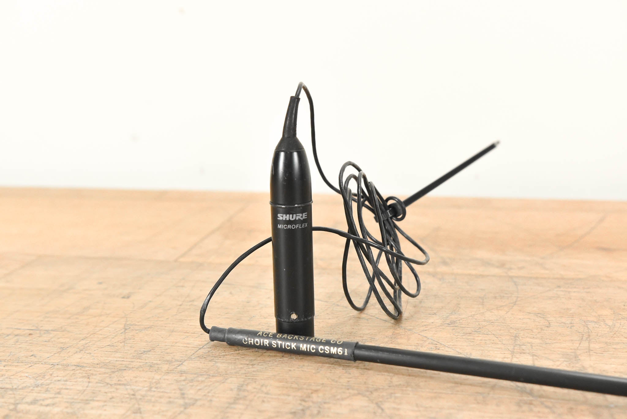 Ace Backstage Co. Choir Stick Mic CSM61 w/ Shure MX202 185 Capsule