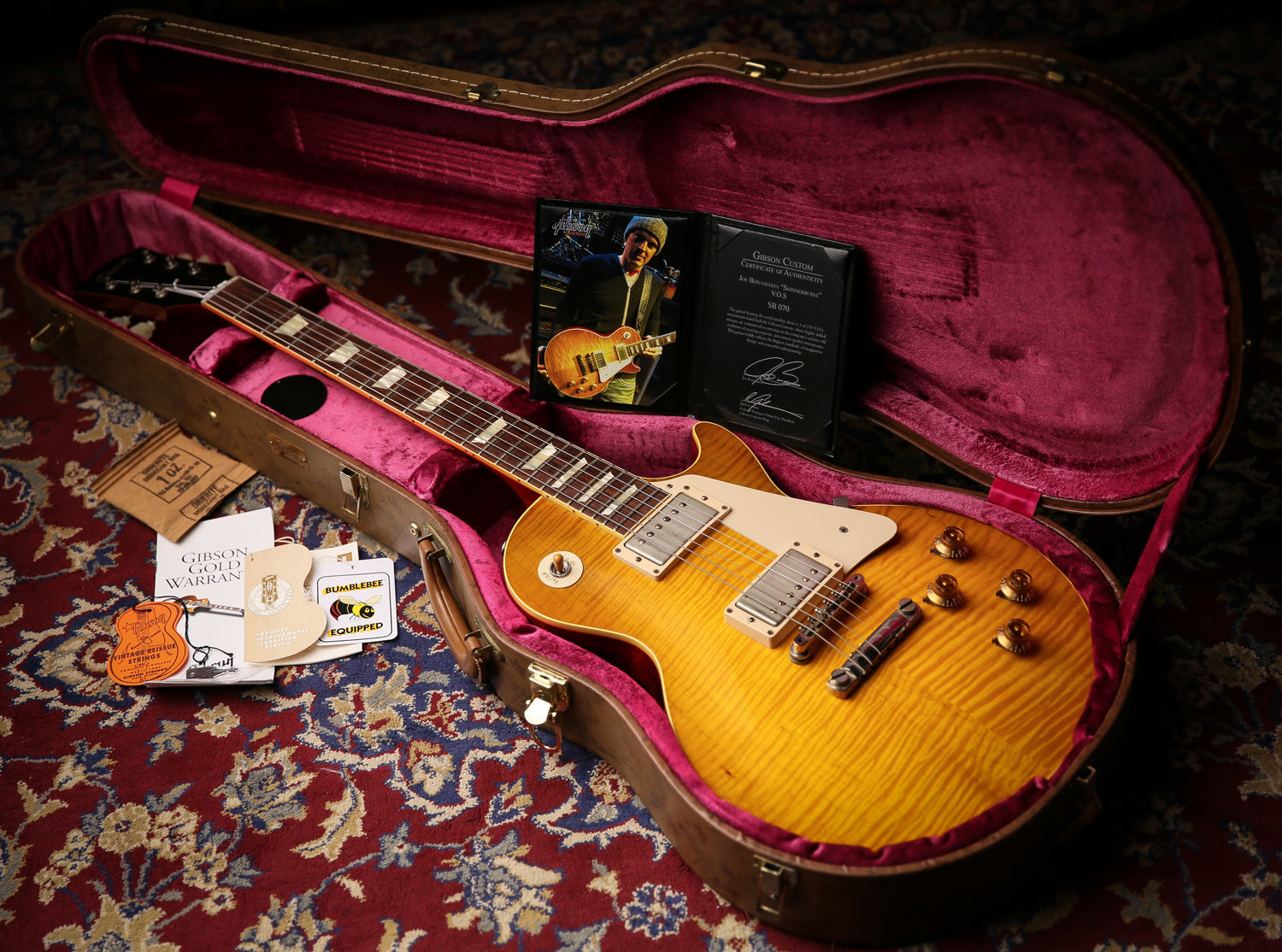 2014 Gibson Custom Shop R9 Joe Bonamassa Skinnerburst VOS