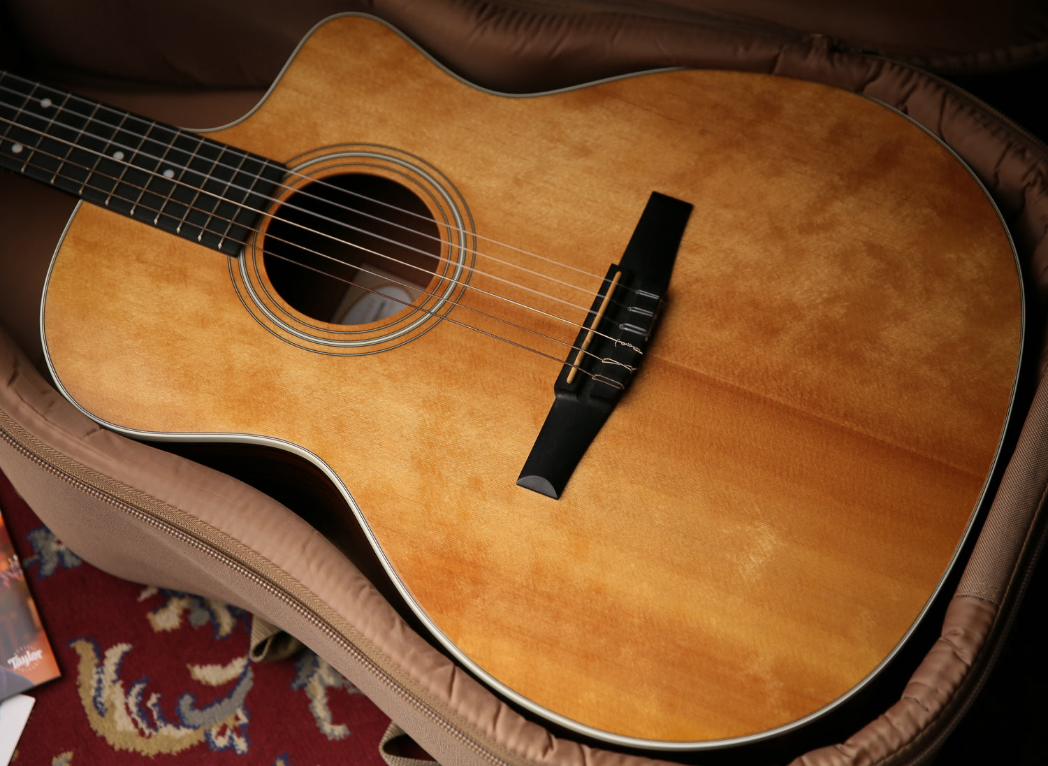 Taylor 214-CEN Grand Auditorium Cutaway Electro Classical Natural