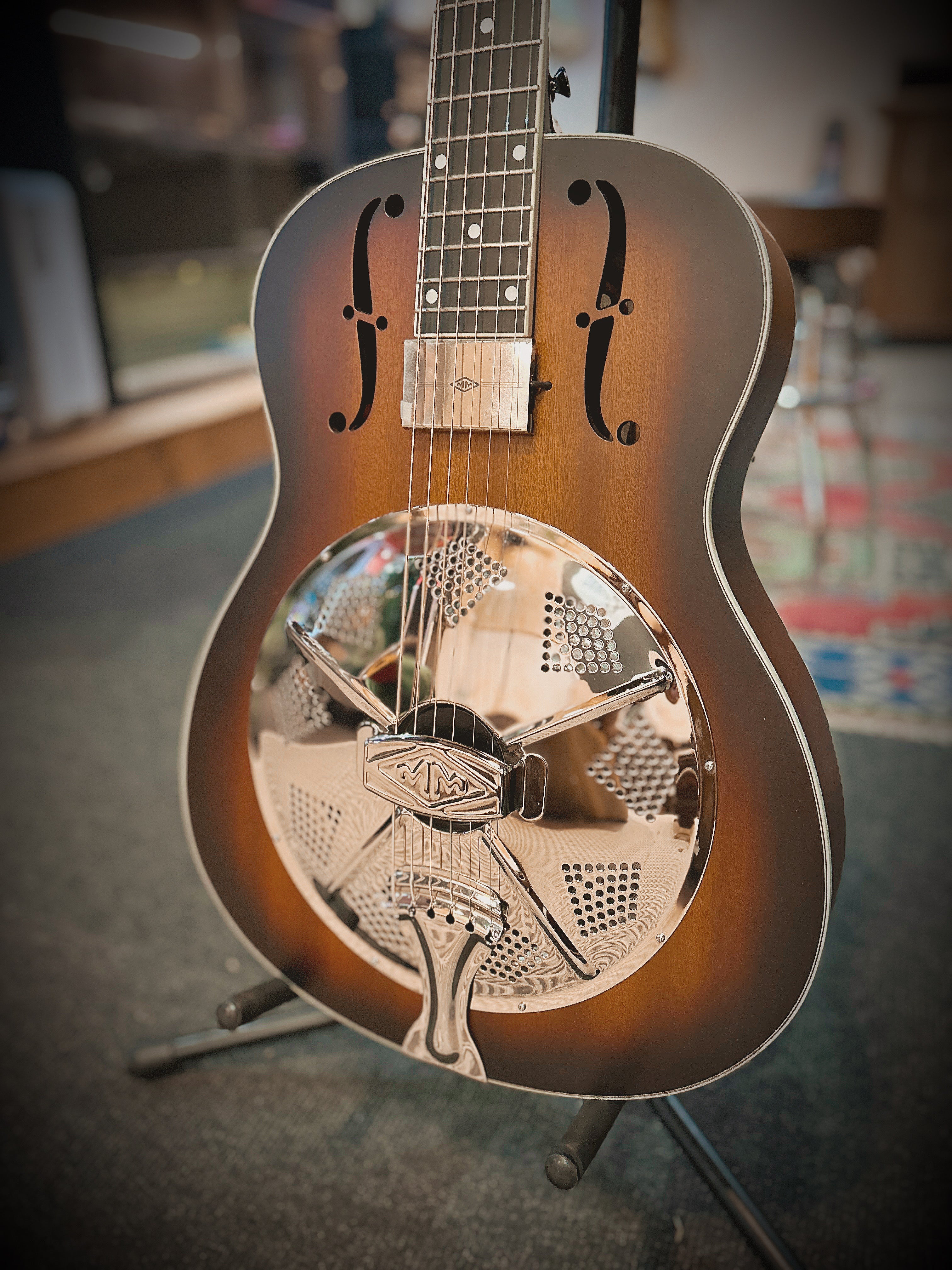 Michael Messer Blues '36 Resophonic Resonator Guitar (w/deluxe gigbag)