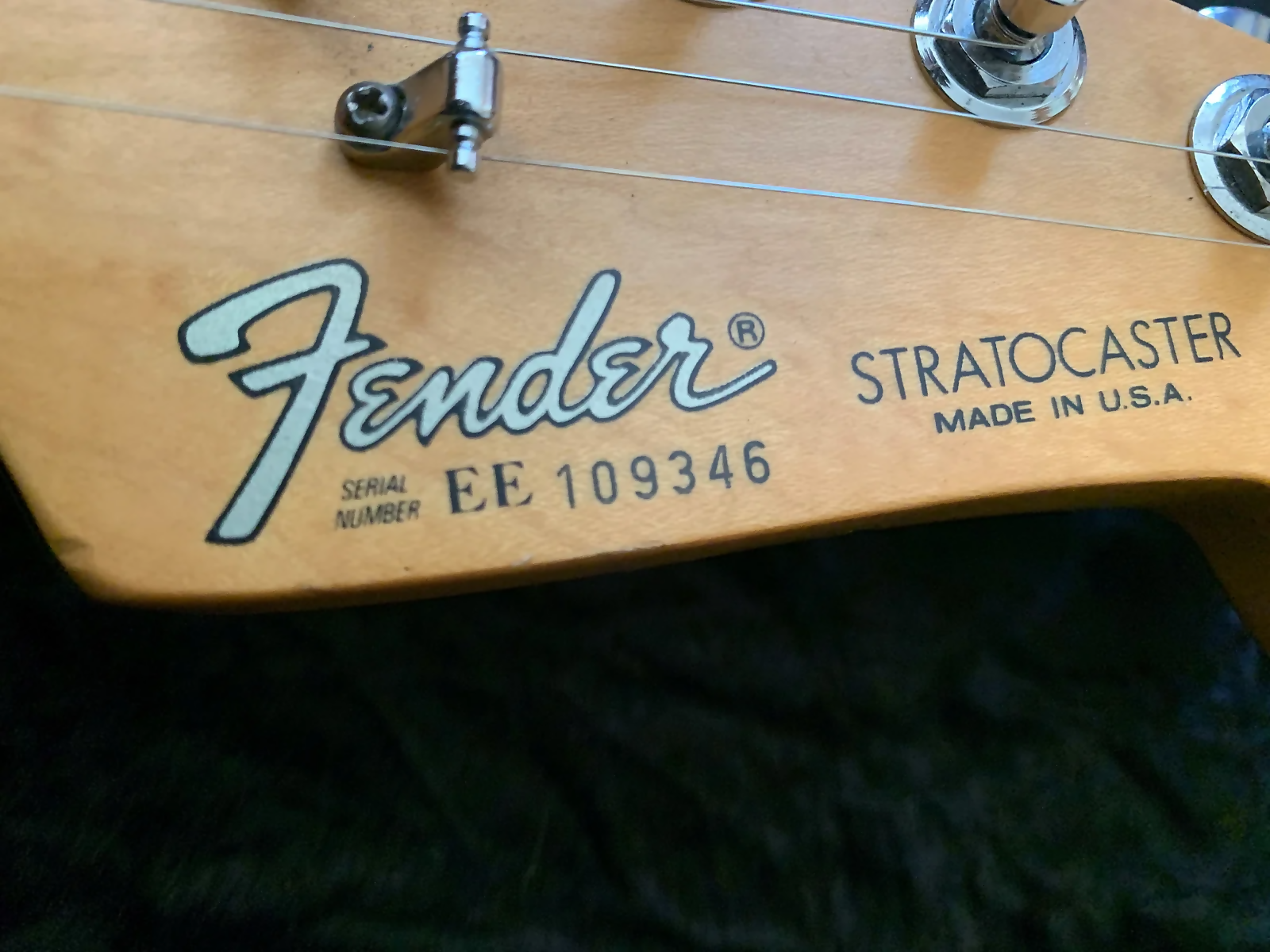 Fender Stratocaster American Standard 1987 in Black