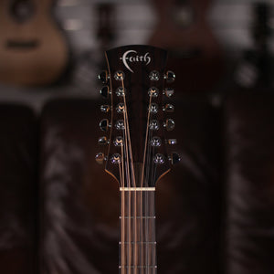 Faith Naked Venus 12 String headstock