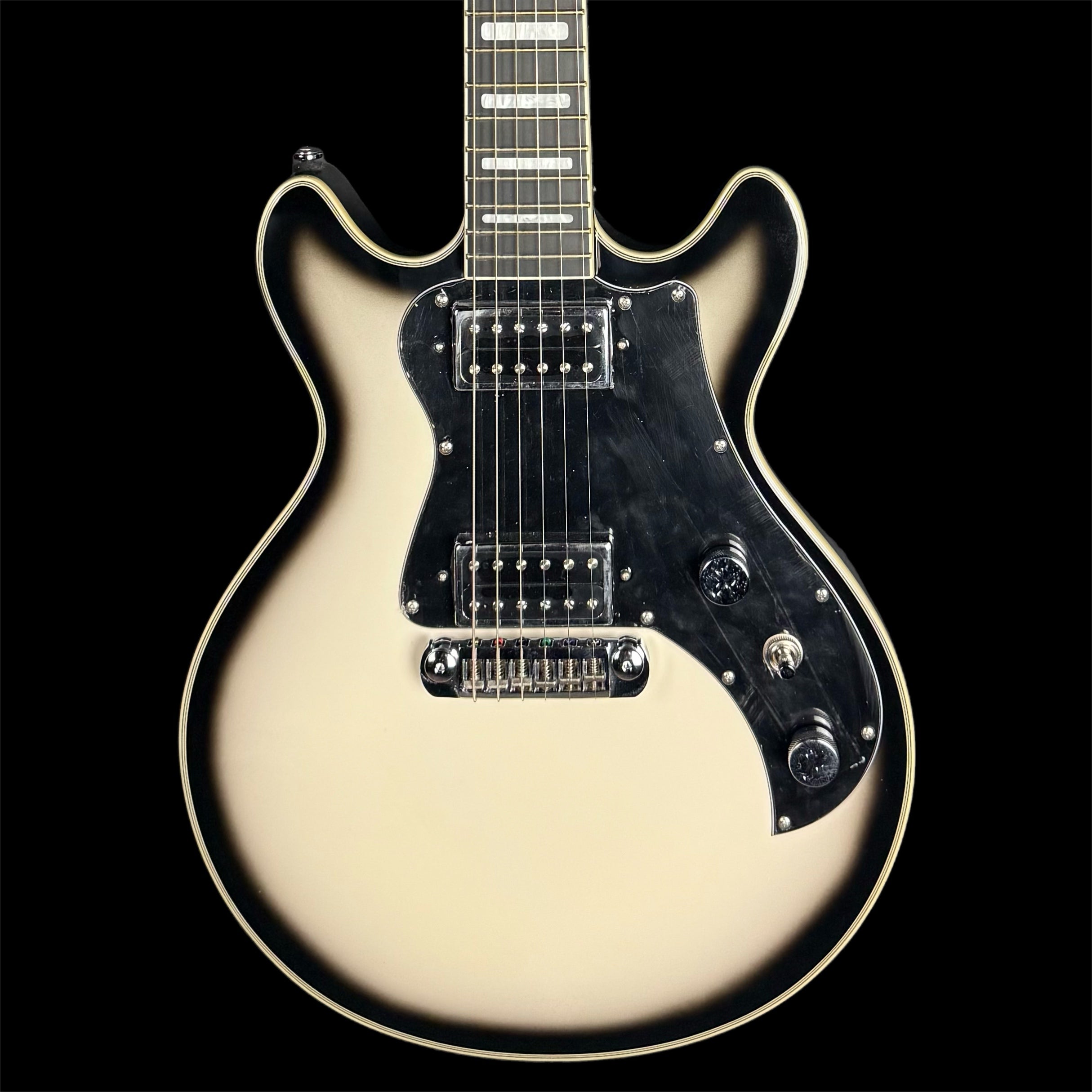 Hagstrom Megin Electric Guitar in Grey Burst