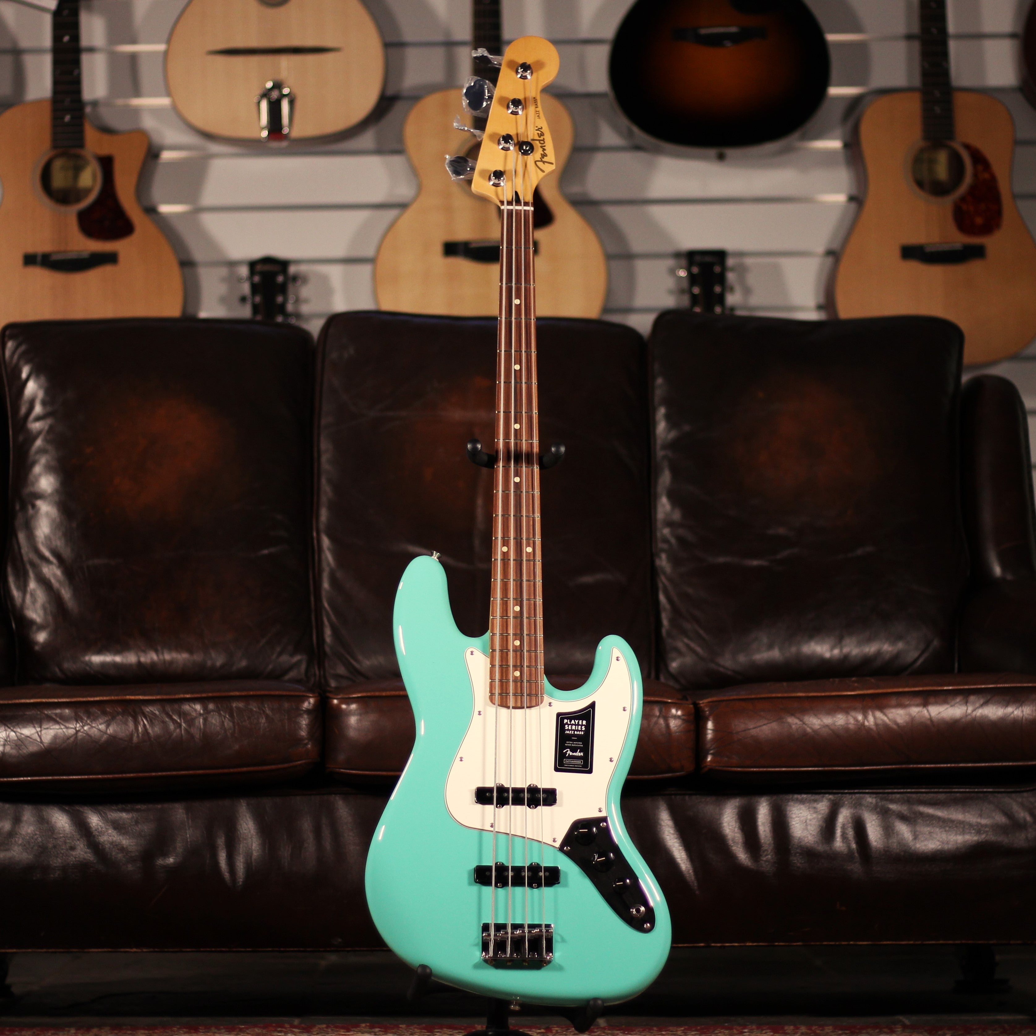 Fender Player Jazz Bass PF Sea Foam Green