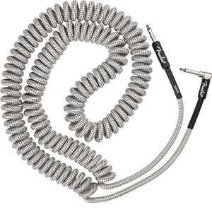 Fender Pro Coil Cable 30ft White Tweed