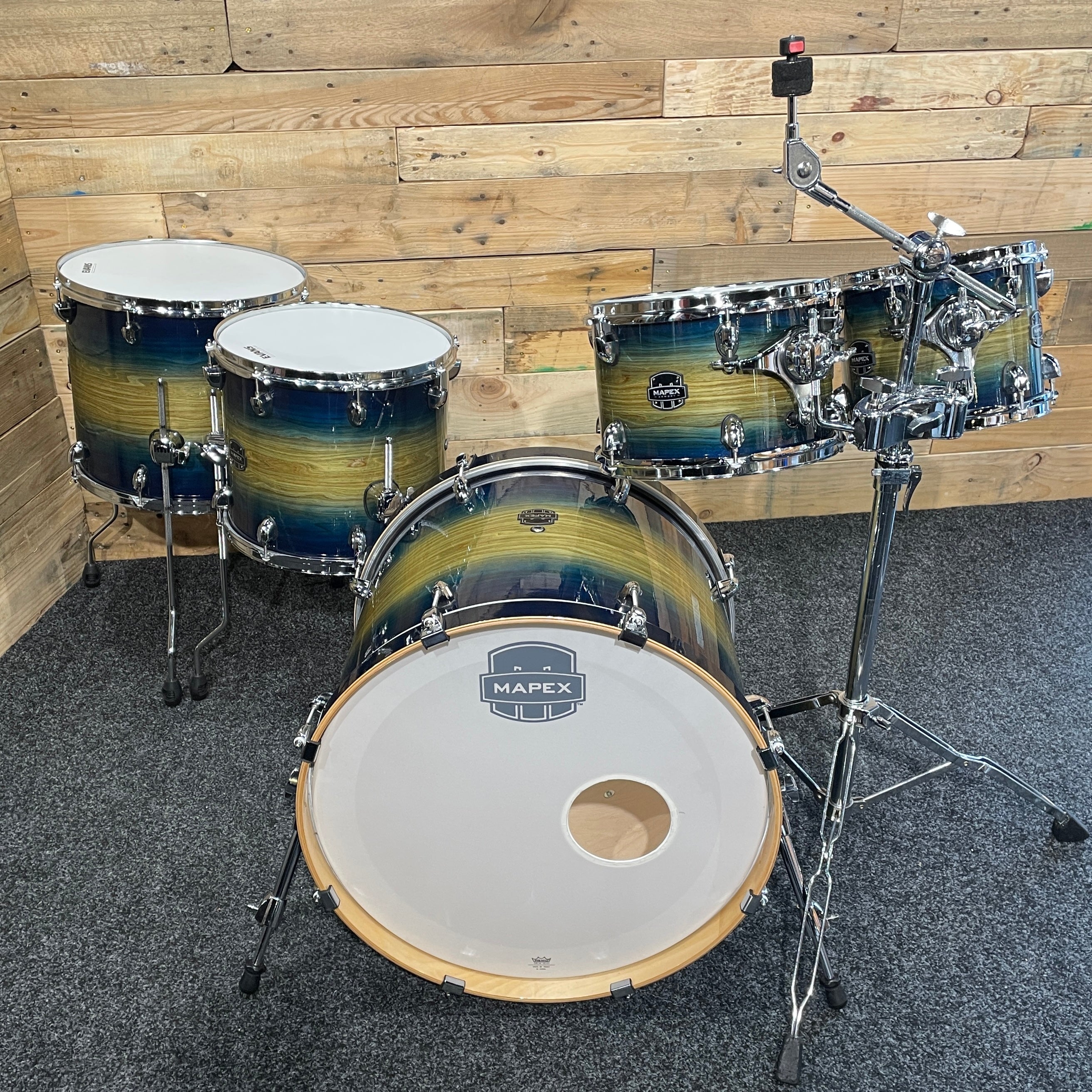 Pre-Owned Mapex Armory 5 Piece 22" Studio in Rainforest Burst