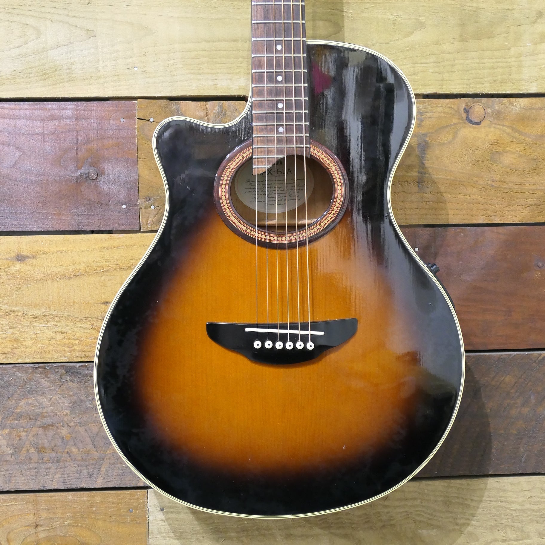 Yamaha APX-6LA Electro Acoustic Guitar Sunburst