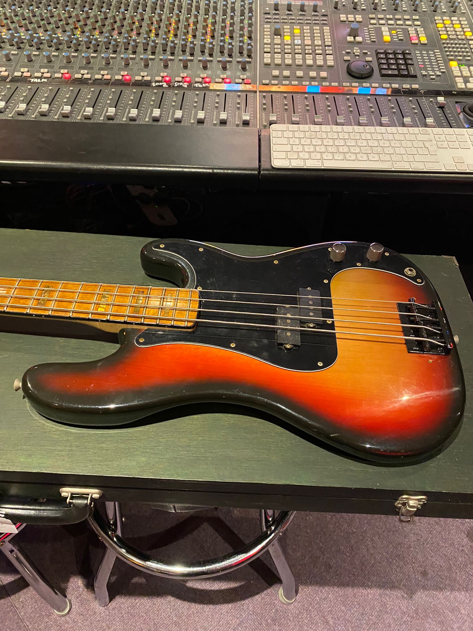 1973 Fender Precision Bass Sunburst American Vintage 70s USA Bass Guitar For Sale