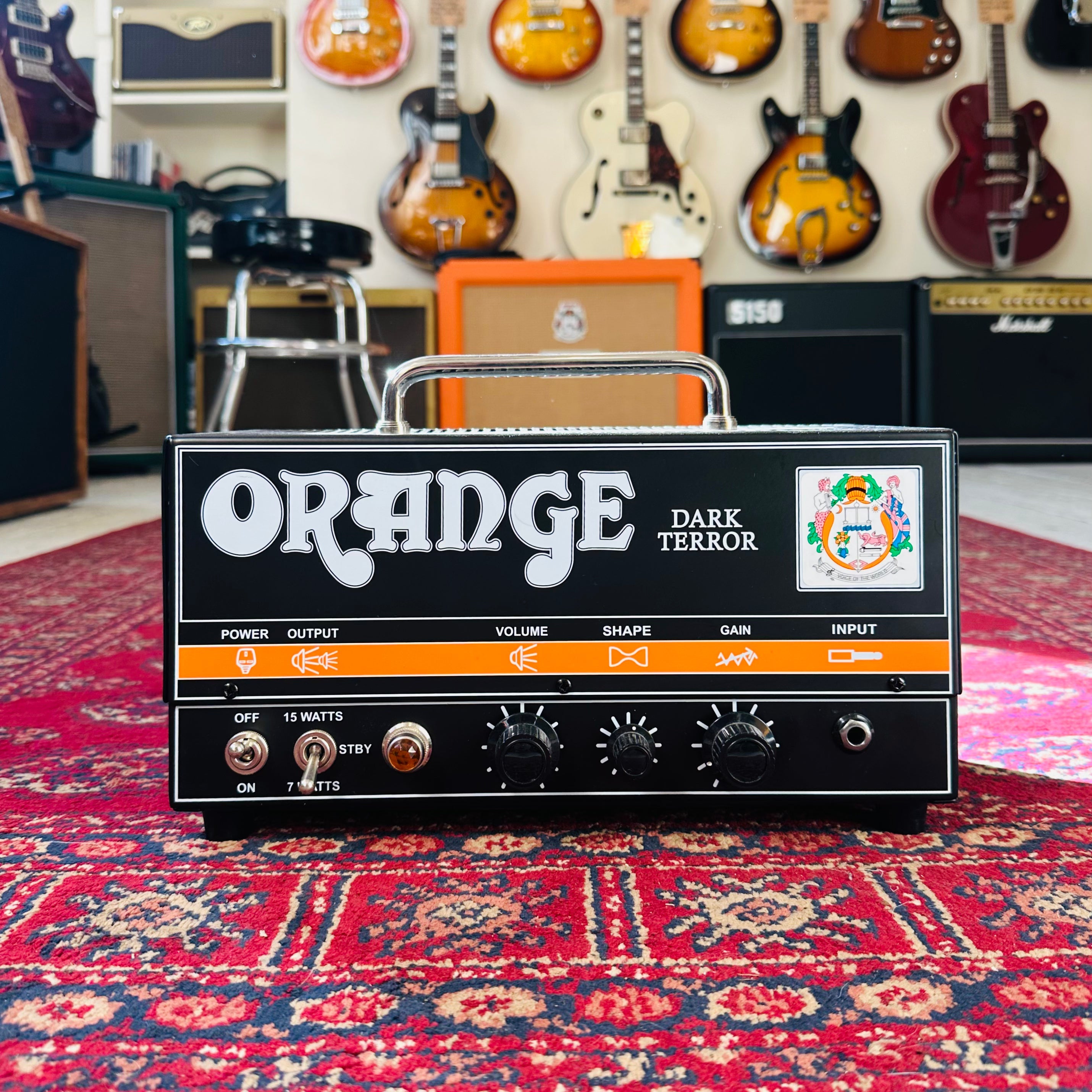 Orange DA15H Dark Terror 15W Head With Carry Case - Preowned