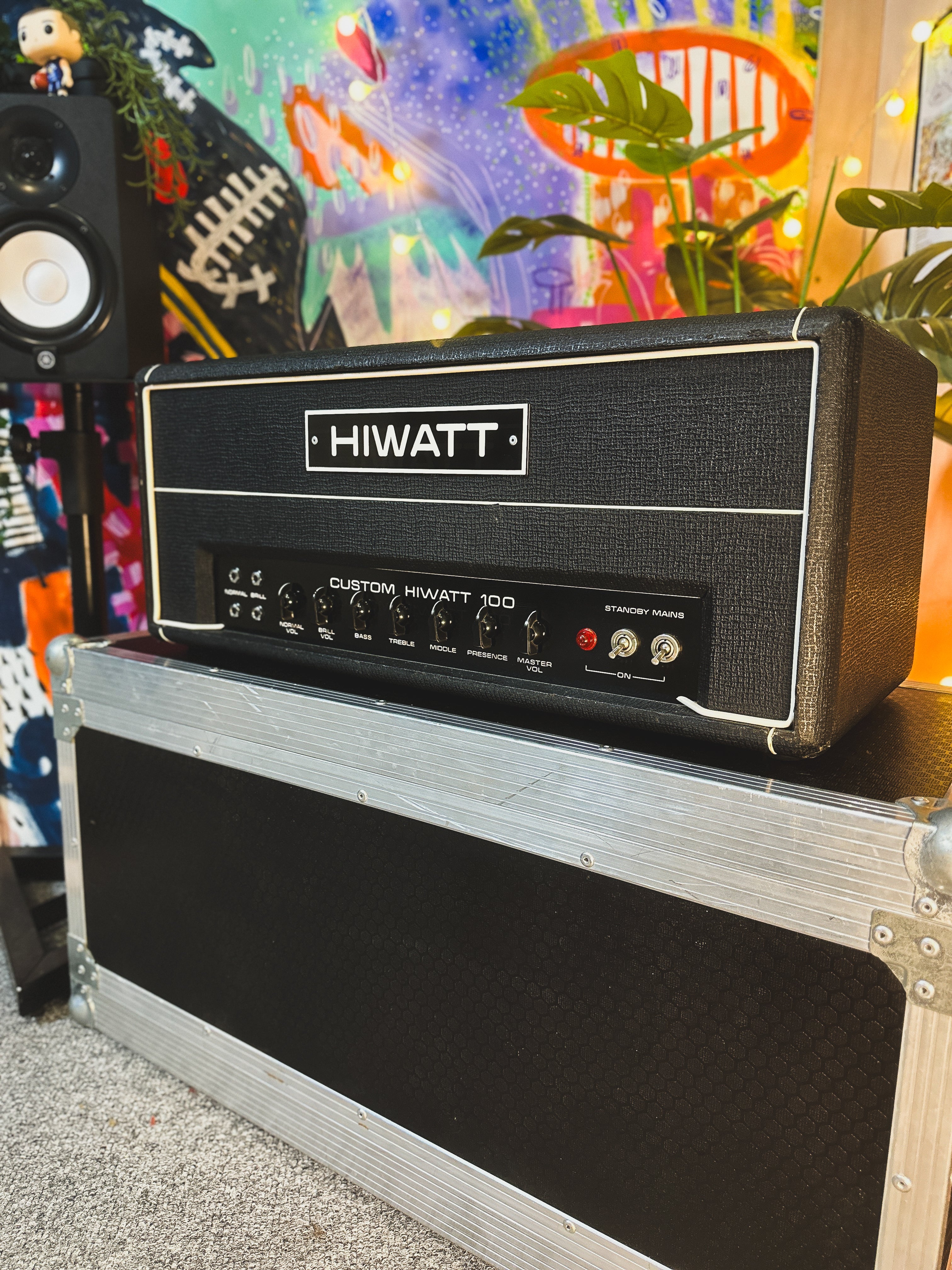 1975 Hiwatt DR103 Custom 100 Amplifier Head
