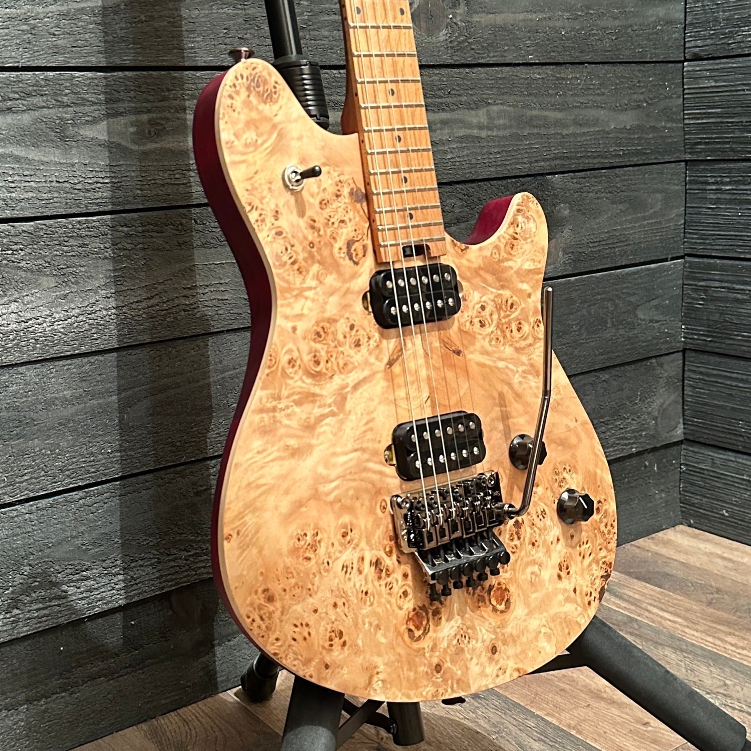 EVH Wolfgang WG Standard Exotic Electric Guitar - Poplar Burl