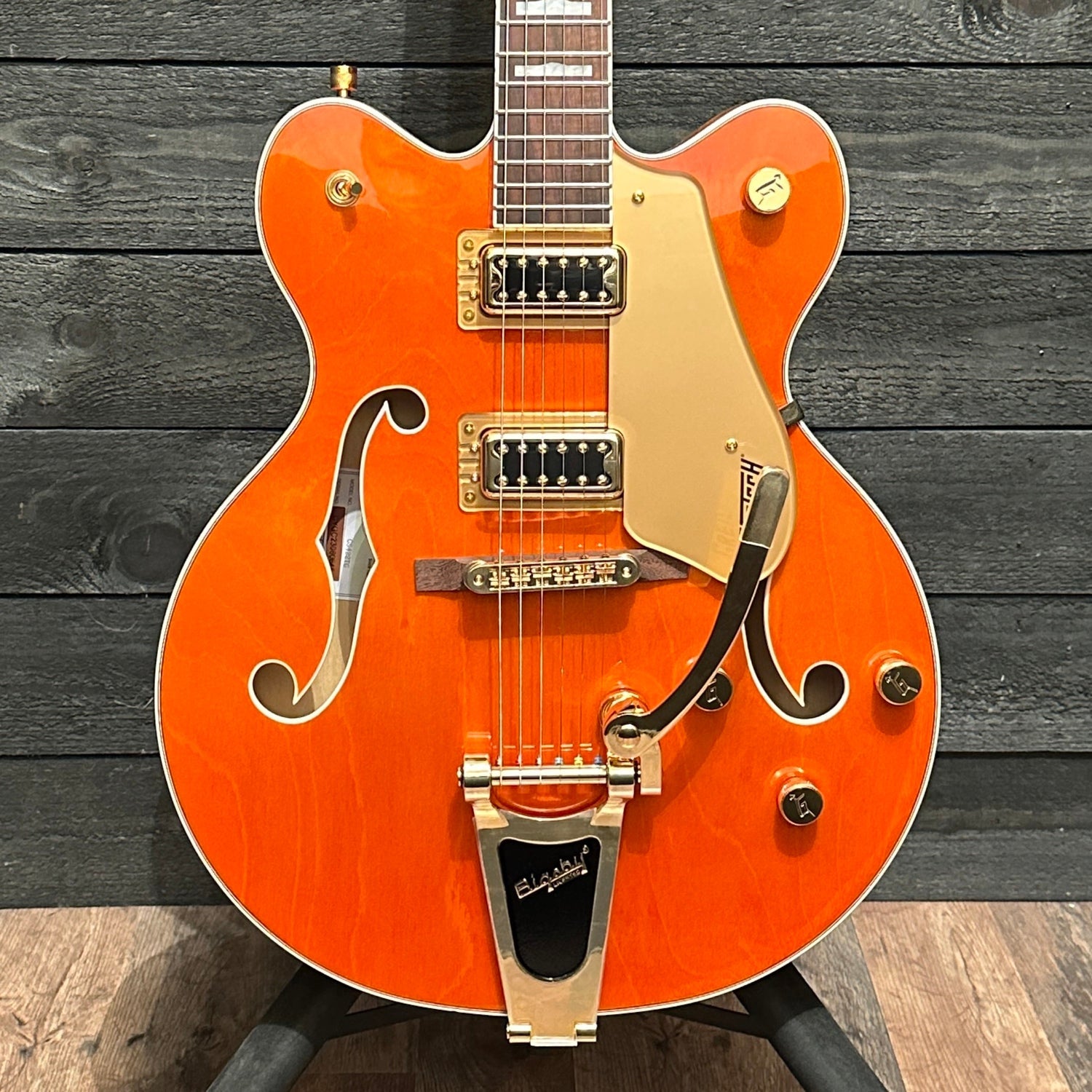 Gretsch G5422TG Electromatic Classic Hollow Body Bigsby Electric Guitar - Orange Stain