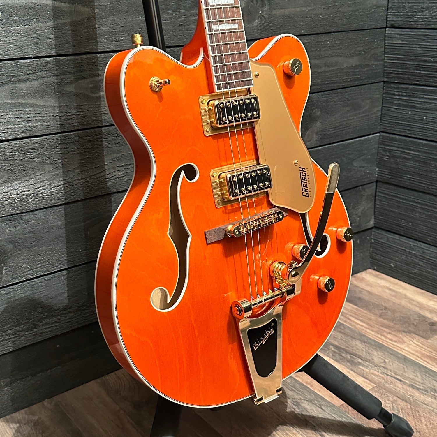 Gretsch G5422TG Electromatic Classic Hollow Body Bigsby Electric Guitar - Orange Stain