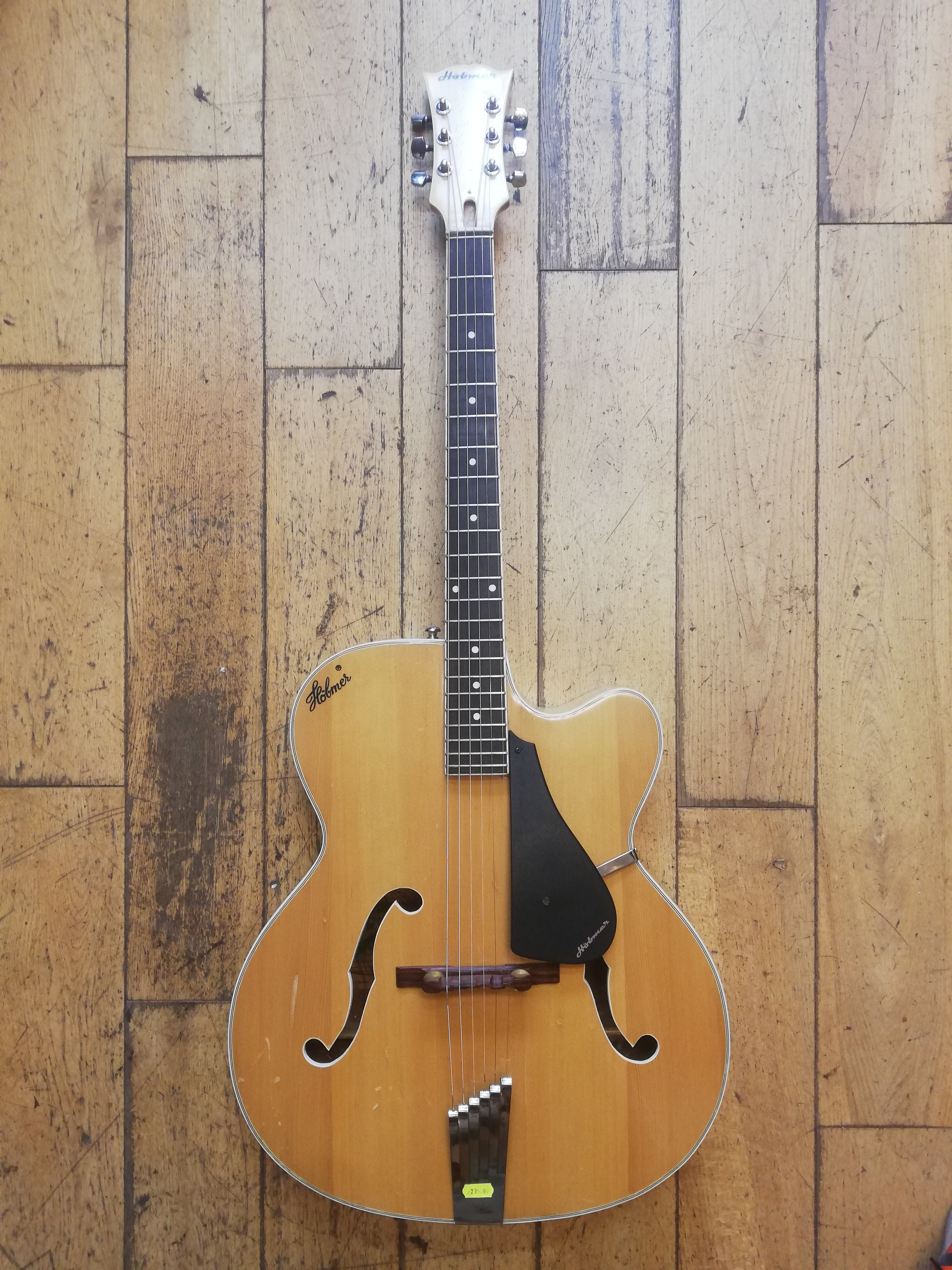 Hobmer Vintage Archtop Acoustic Guitar