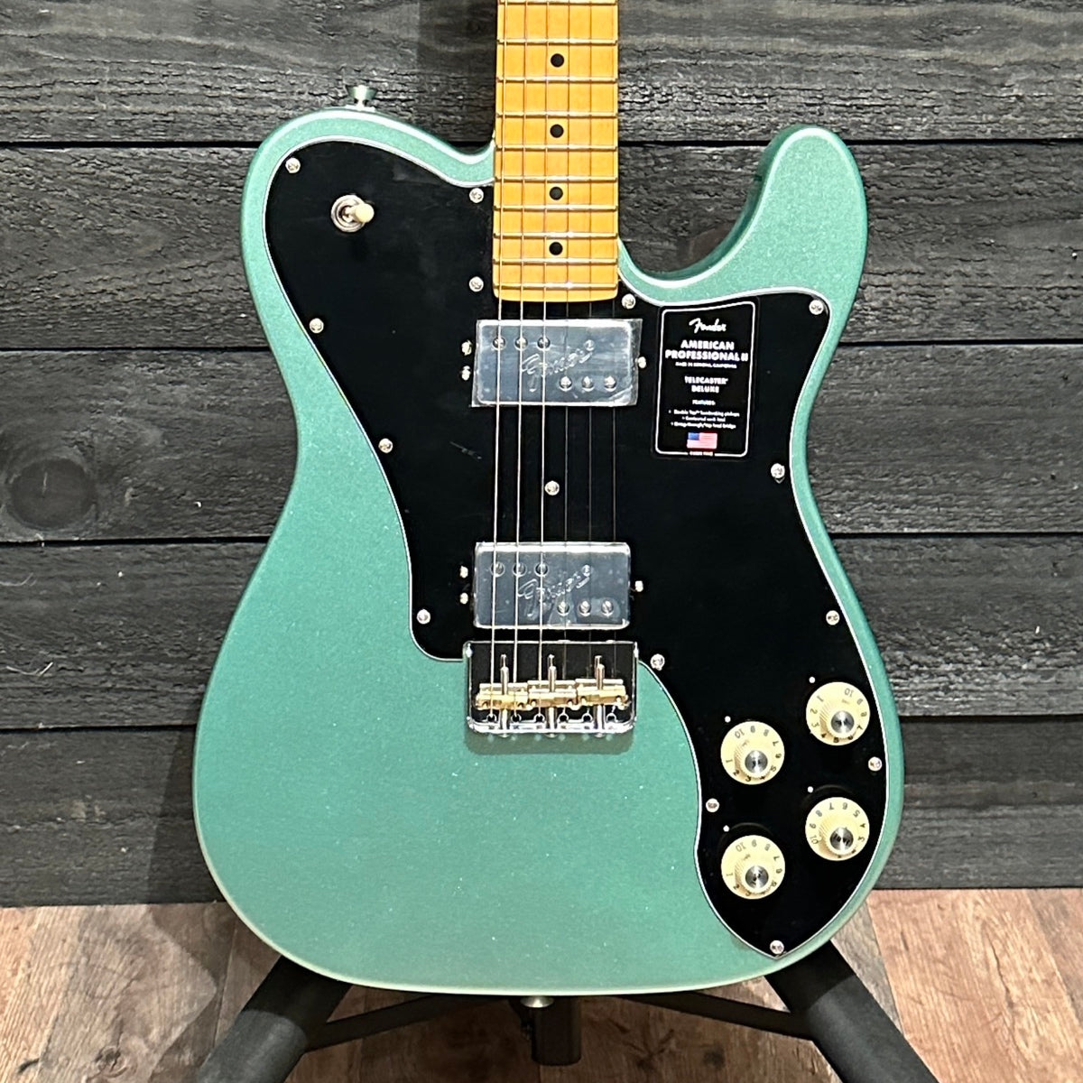 Fender American Professional II Telecaster Deluxe USA Electric Guitar - Mystic Surf Green