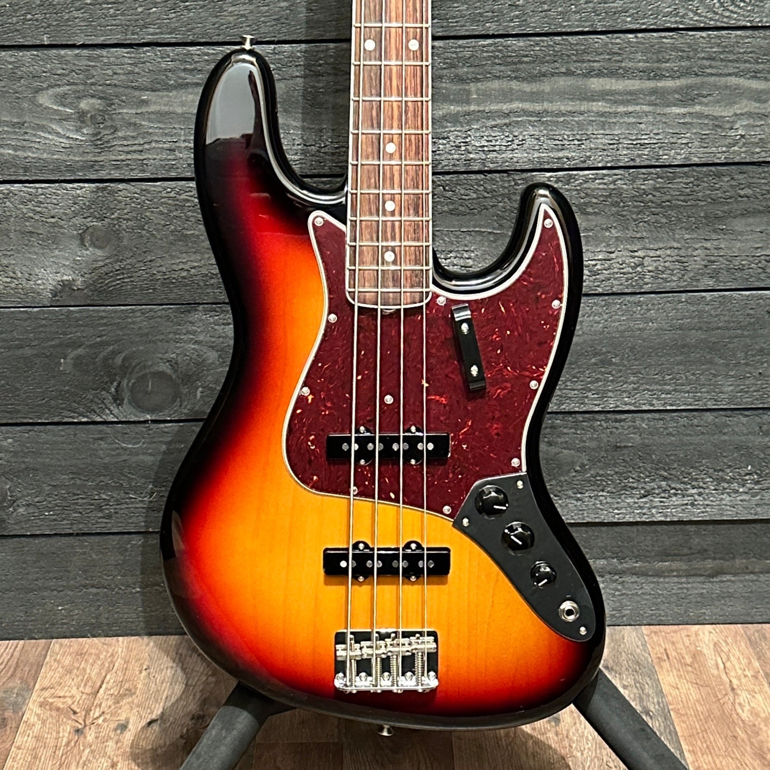 Fender American Vintage II 1966 Jazz Bass USA 4 String Electric Bass Guitar - Sunburst