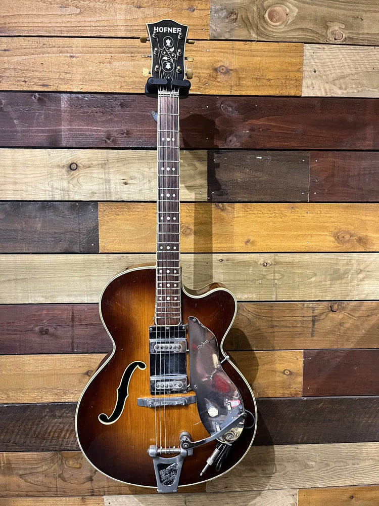 Hofner President Sunburst 1960 With Bigsby and Vintage Pickups