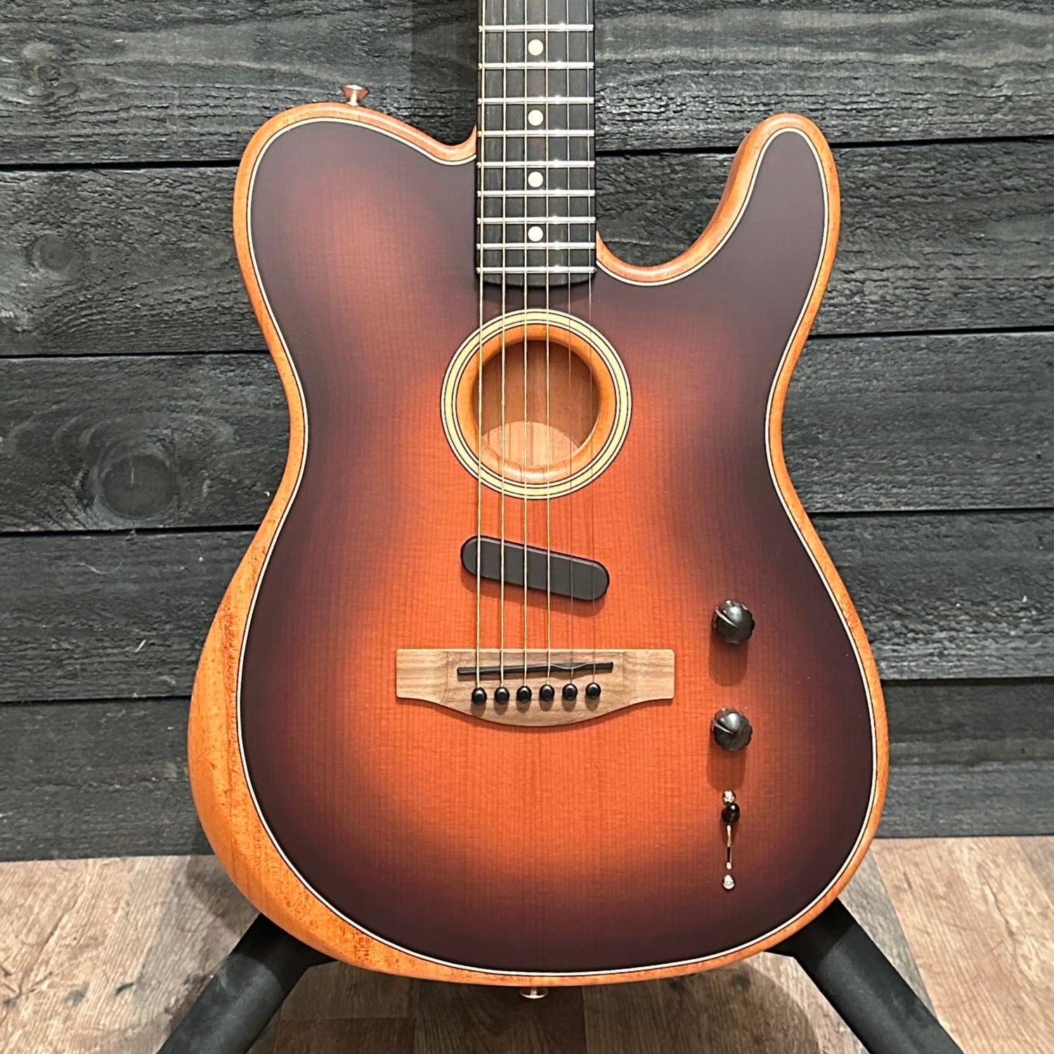 Fender American Acoustasonic Telecaster USA Acoustic Electric Guitar - Sunburst