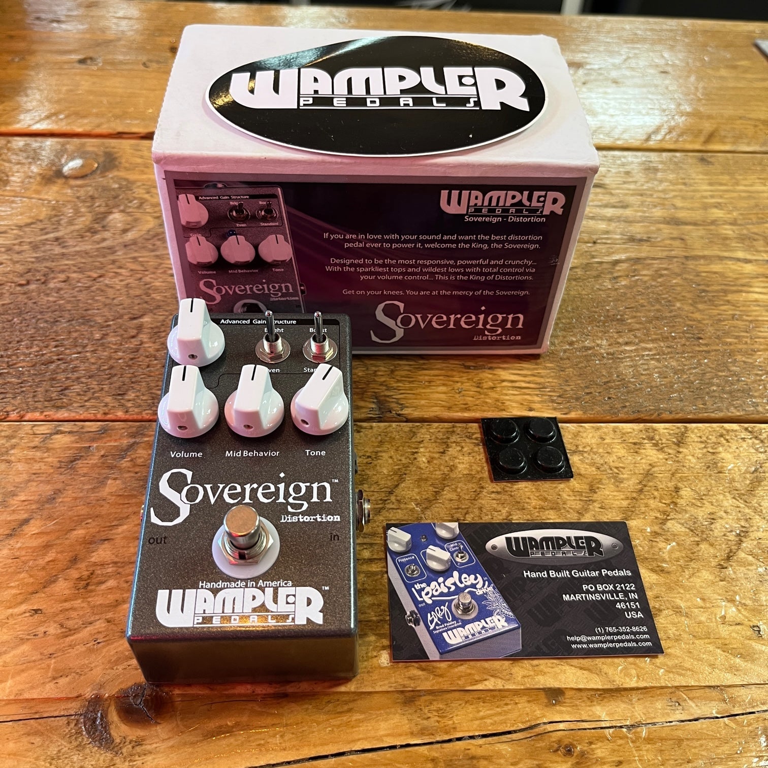 Wampler Sovereign Distortion USA MINT!