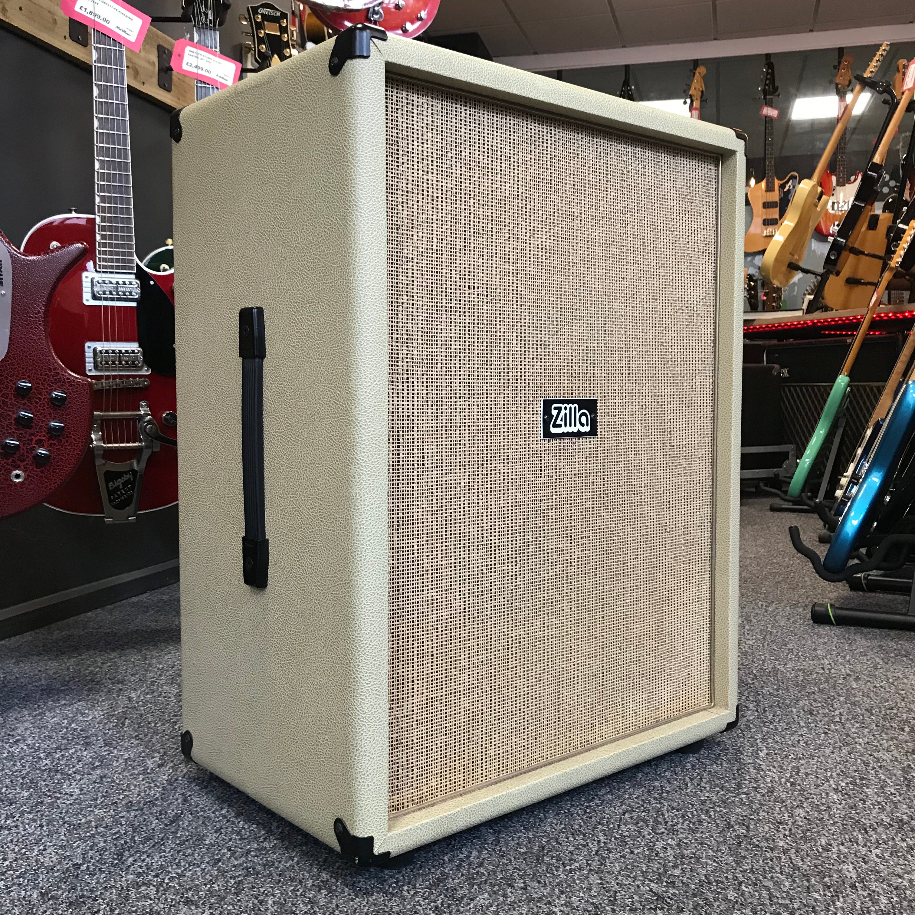 Zilla Vertical Studio Pro 2x12" 8 Ohm Speaker Cabinet (Celestion Creambacks)