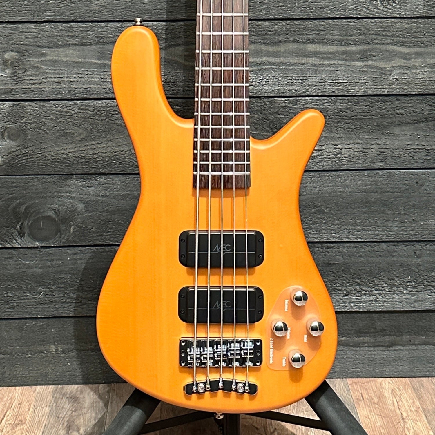 Warwick Rockbass Streamer Standard 5-String Electric Bass Guitar - Honey Violin