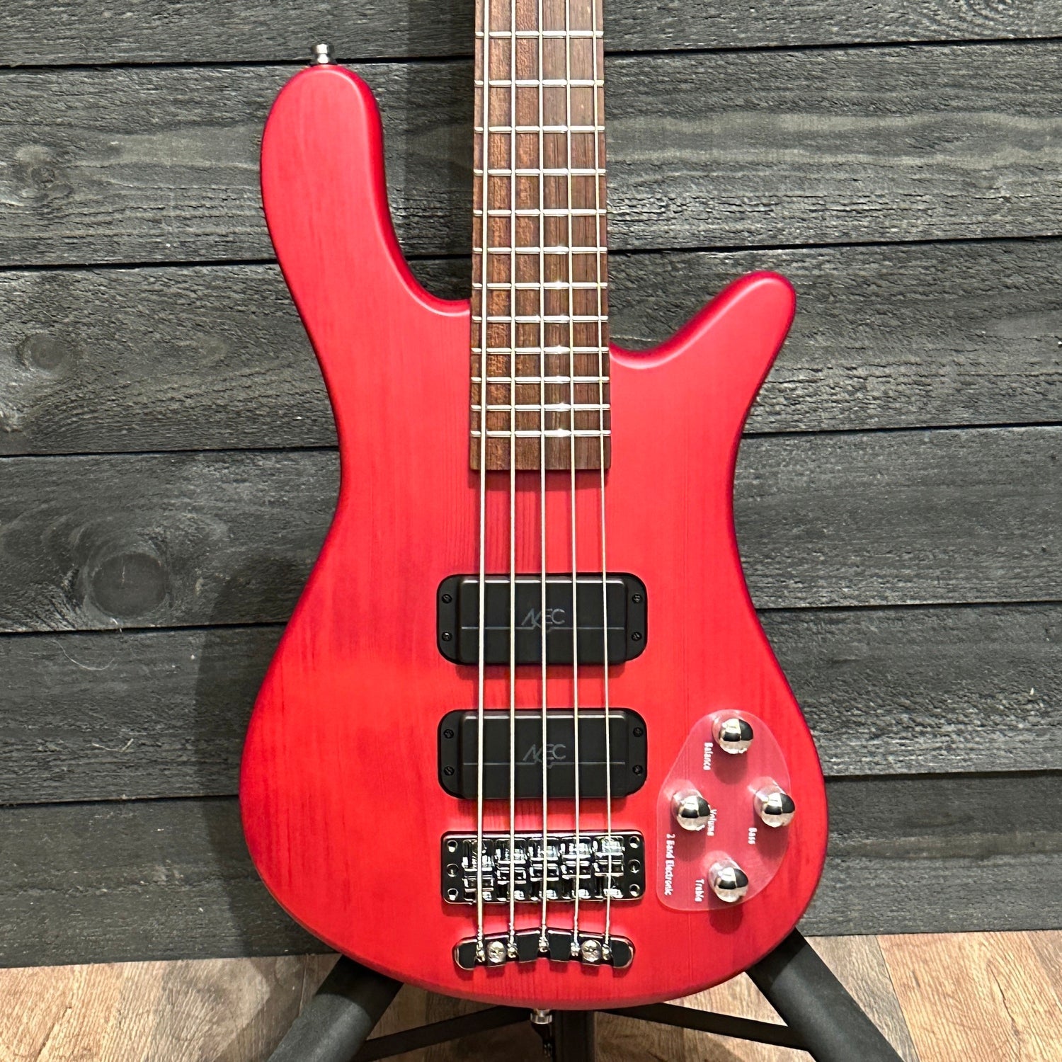 Warwick Rockbass Streamer Standard 5-String Electric Bass Guitar - Red