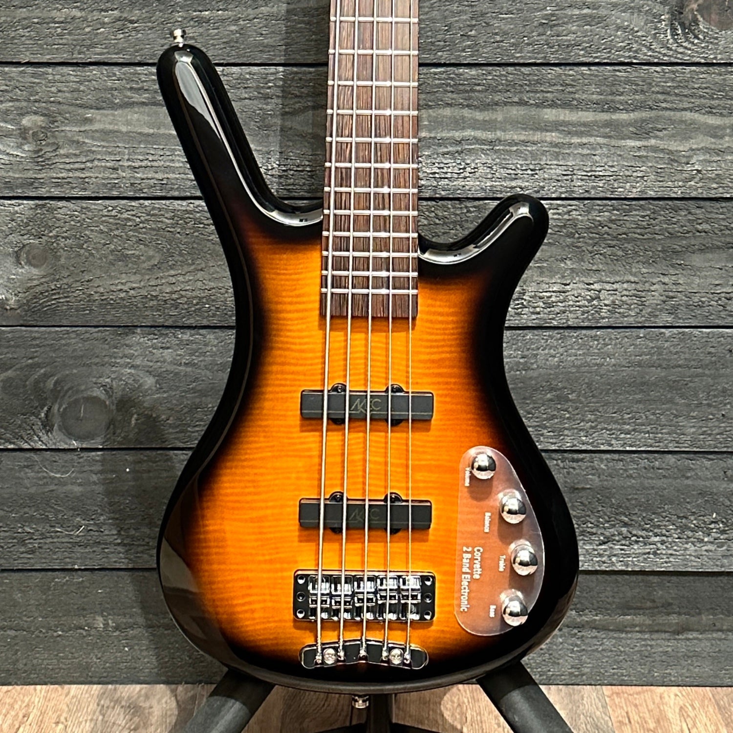 Warwick RockBass Corvette Classic 5 String Electric Bass Guitar - Sunburst