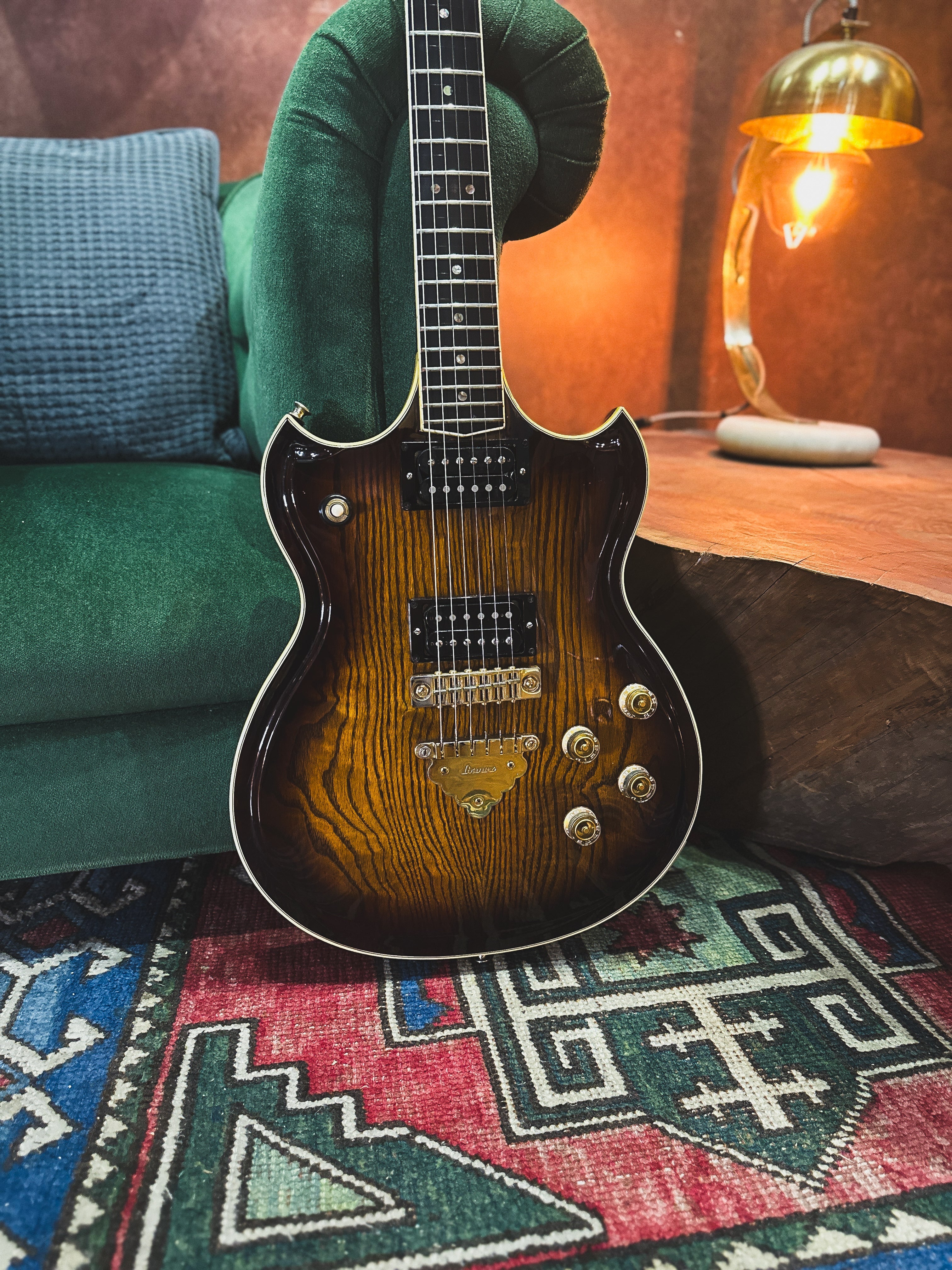 1978 Ibanez Bob Weir Signature 2680 in Antique Violin (MIJ, with Seymour Duncan Pickup Mods, with HC)