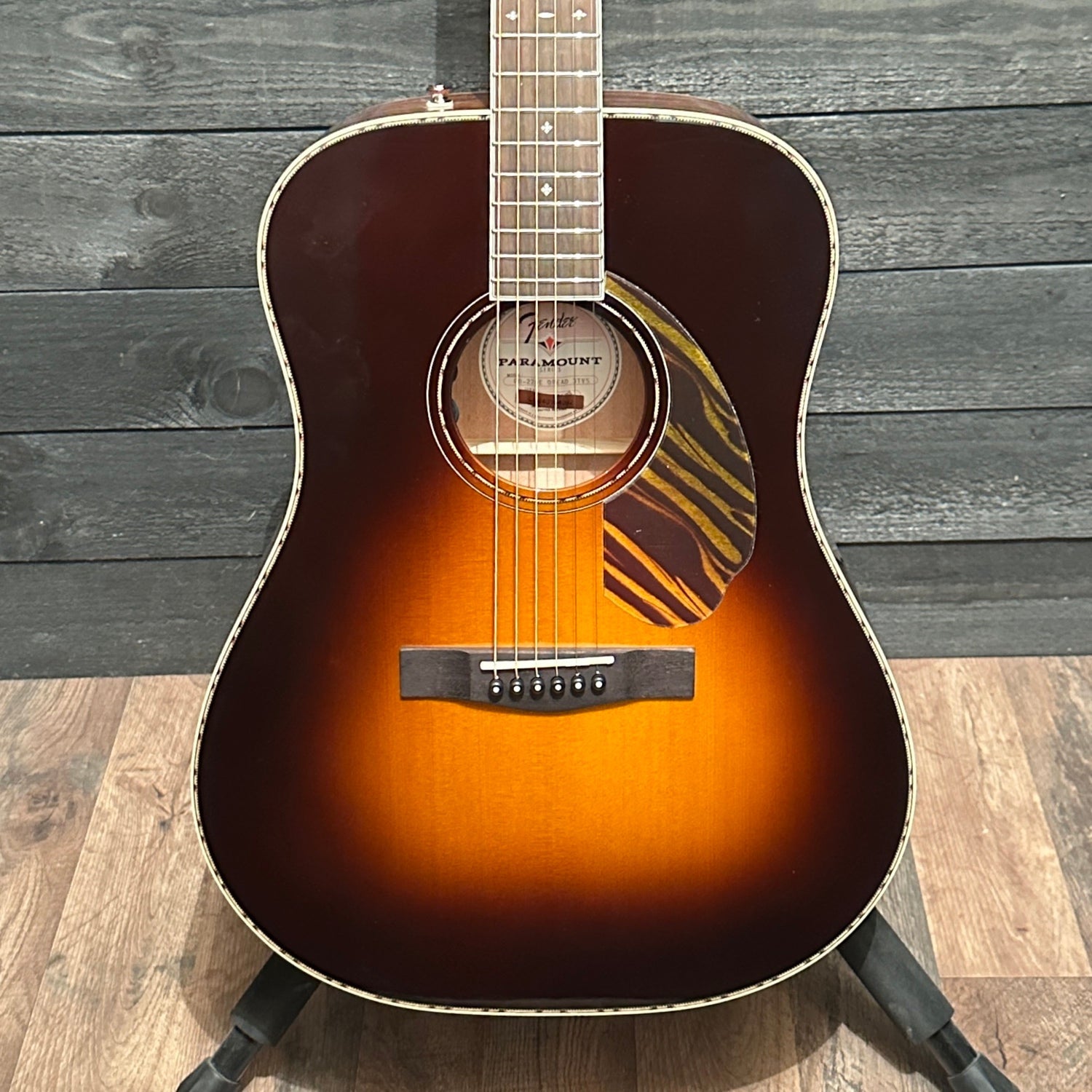 Fender PD-220E Dreadnought Acoustic Electric Guitar w/ Case - Sunburst