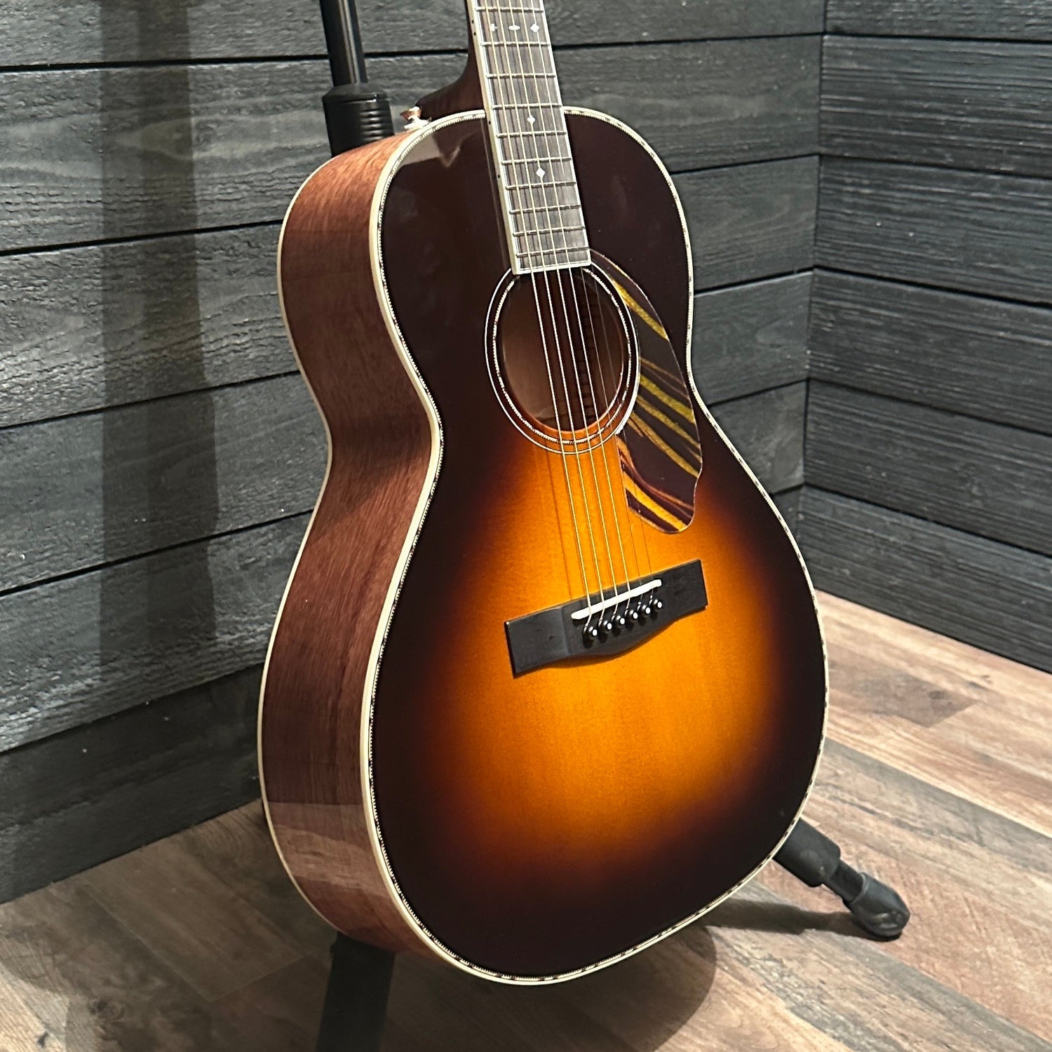 Fender PS-220E Paramount Parlor Acoustic Electric Guitar w/ Case - Sunburst