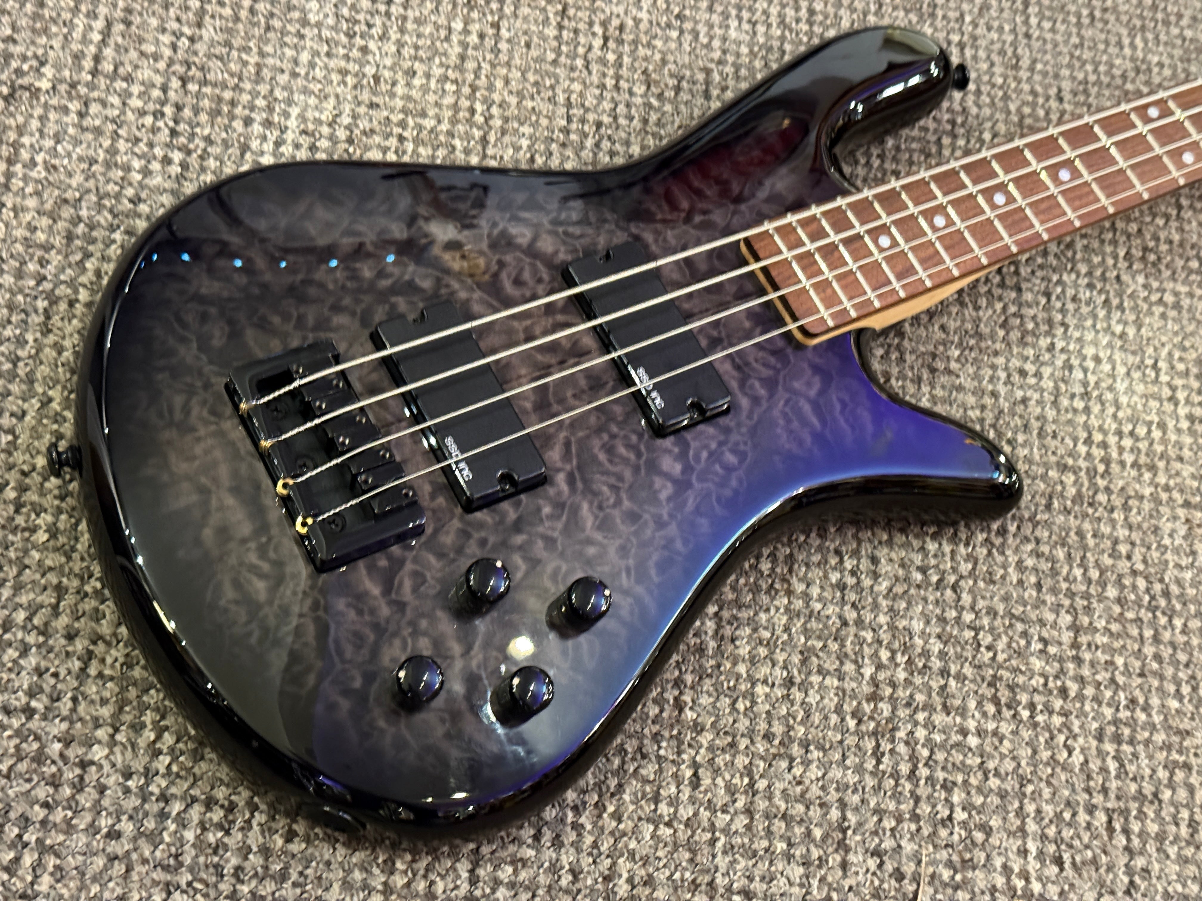 Spector 4 String Active Bass Trans Black