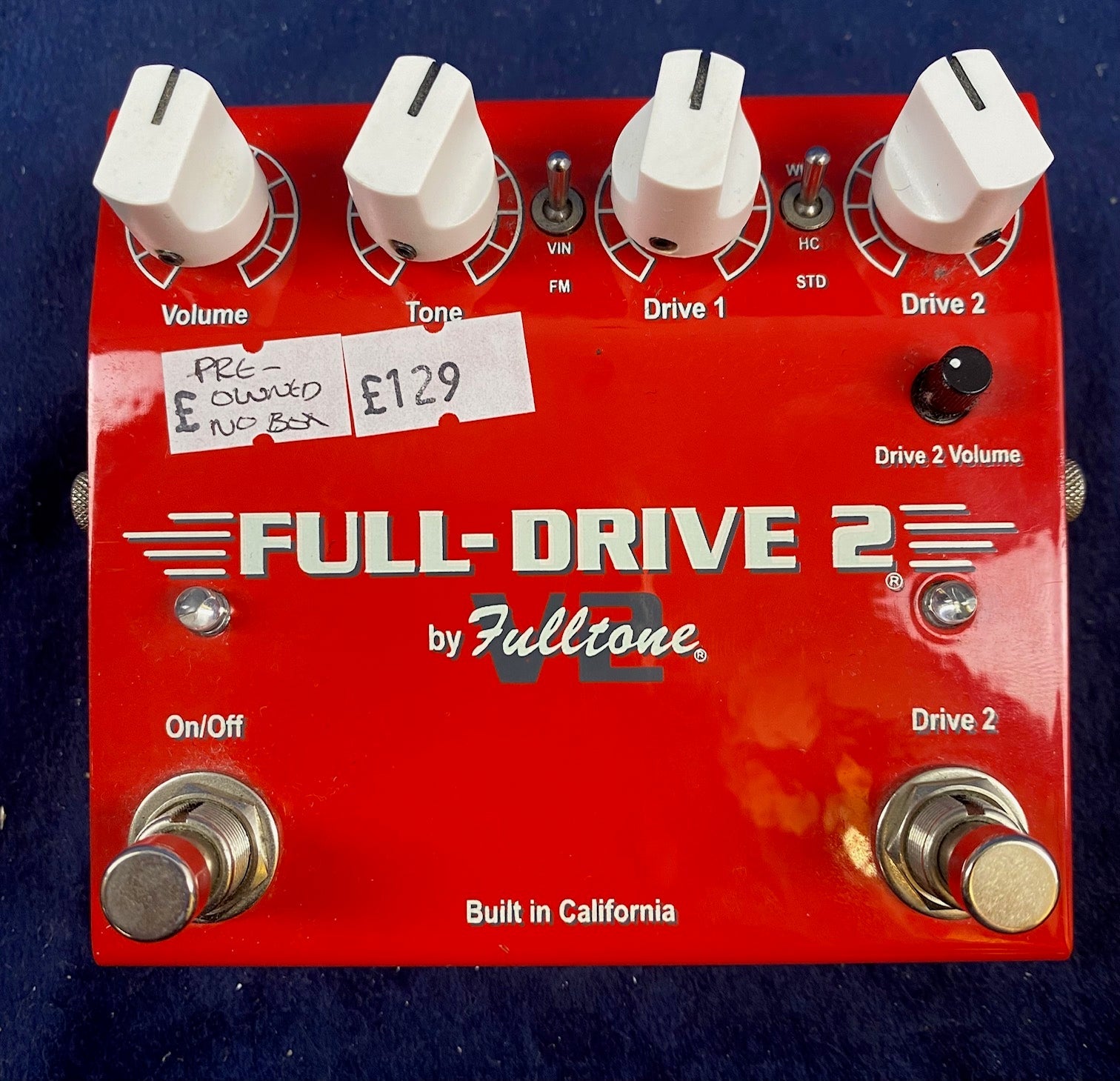 Fulltone Full-Drive 2 Overdrive V2 Pre-owned no box