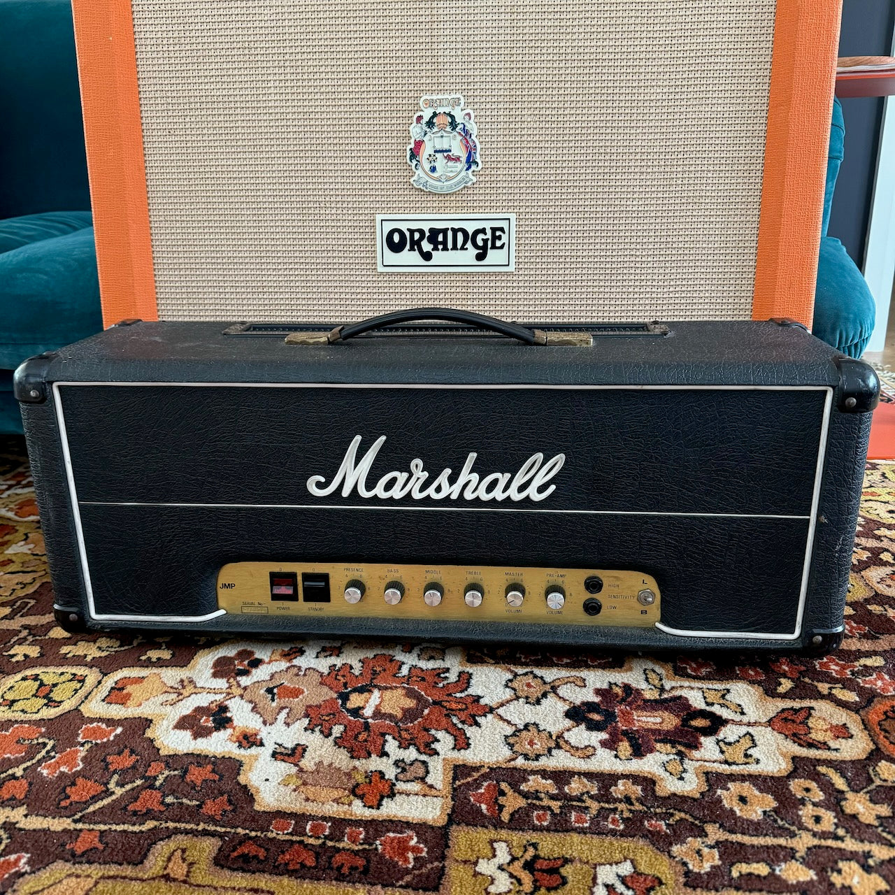 Vintage 1979 Marshall JMP MK2 Master Model 100w Lead 2203 Amplifier