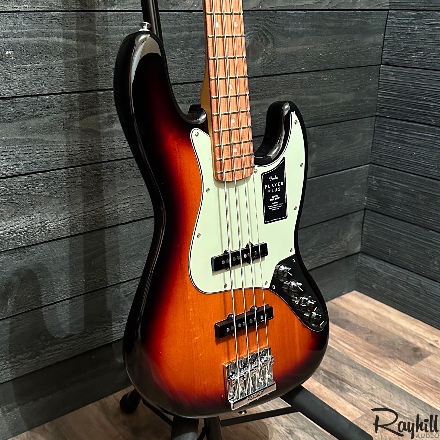 Fender Player Plus Active Jazz Bass 4 String Electric Bass Guitar - Sunburst