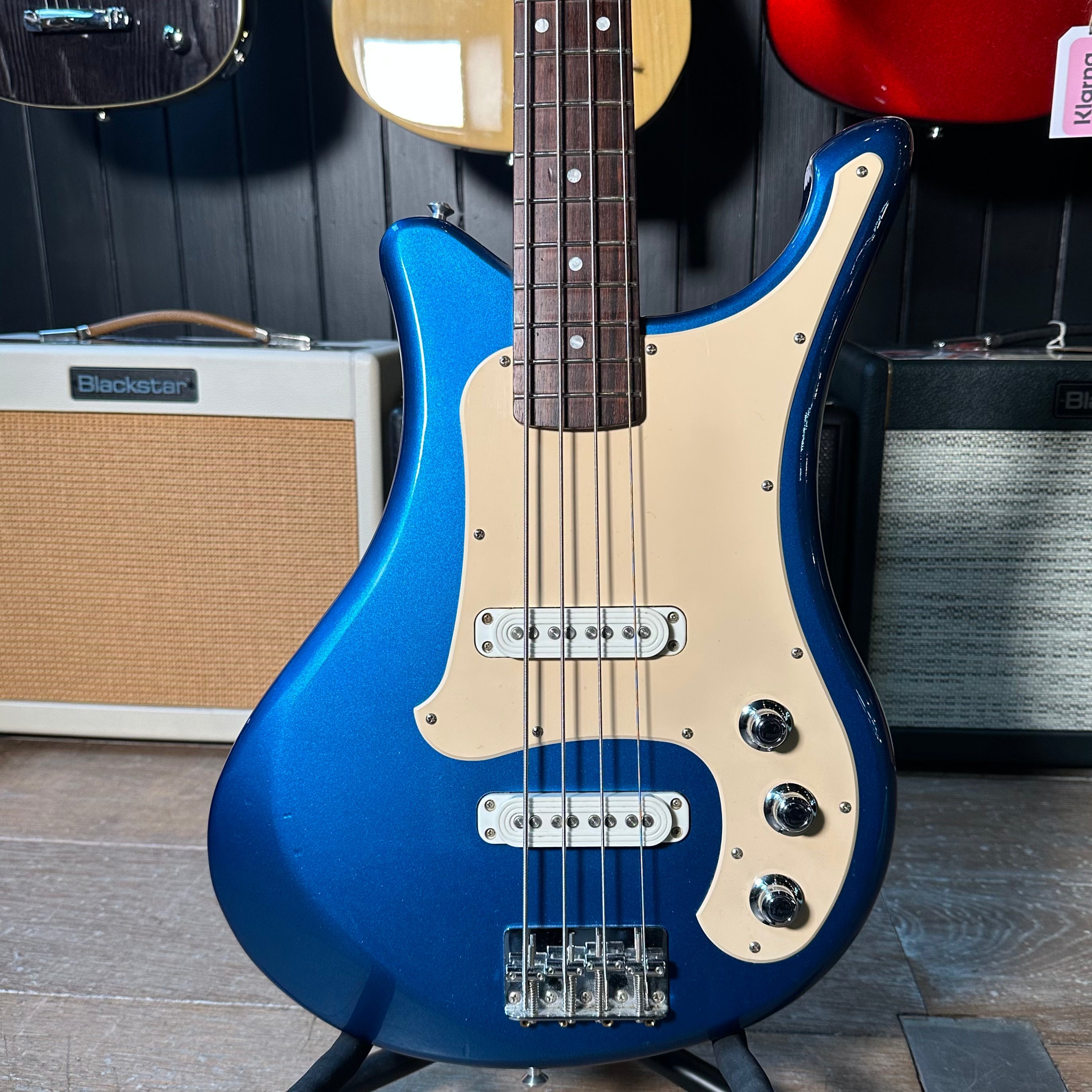 Yamaha SBV-500 Bass Guitar - Metallic Blue - Preowned