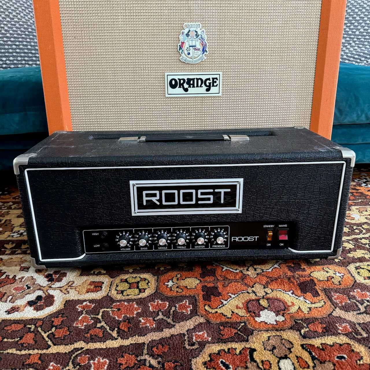 Vintage 1980 Roost SR50 50w UK Valve Amplifier Head