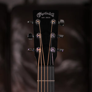 Martin OMC-X1E Black headstock