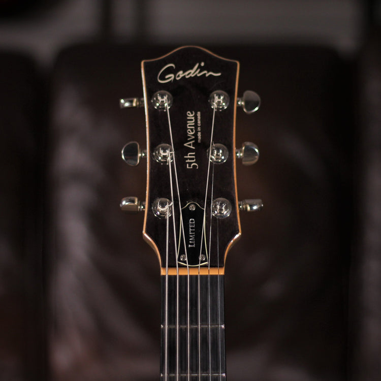 USED - Godin 5th Ave Uptown LT headstock