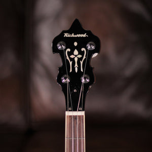 richwood rmb605 5 string banjo headstock