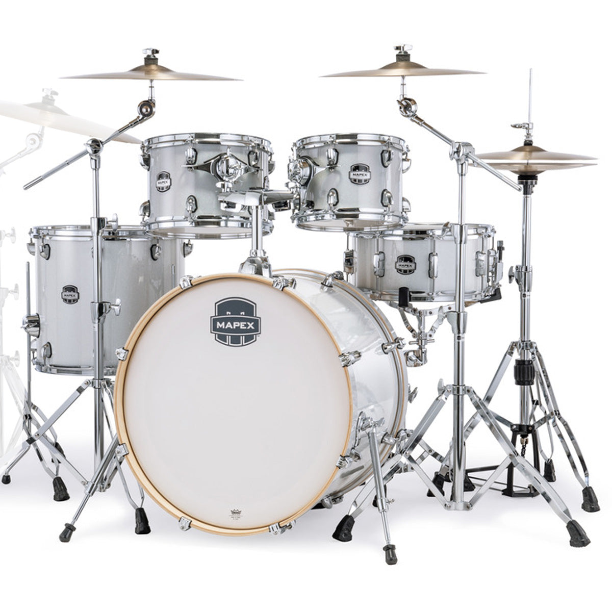 Mapex Mars Birch Rock Fusion Kit Inc. Hardware & Cymbals