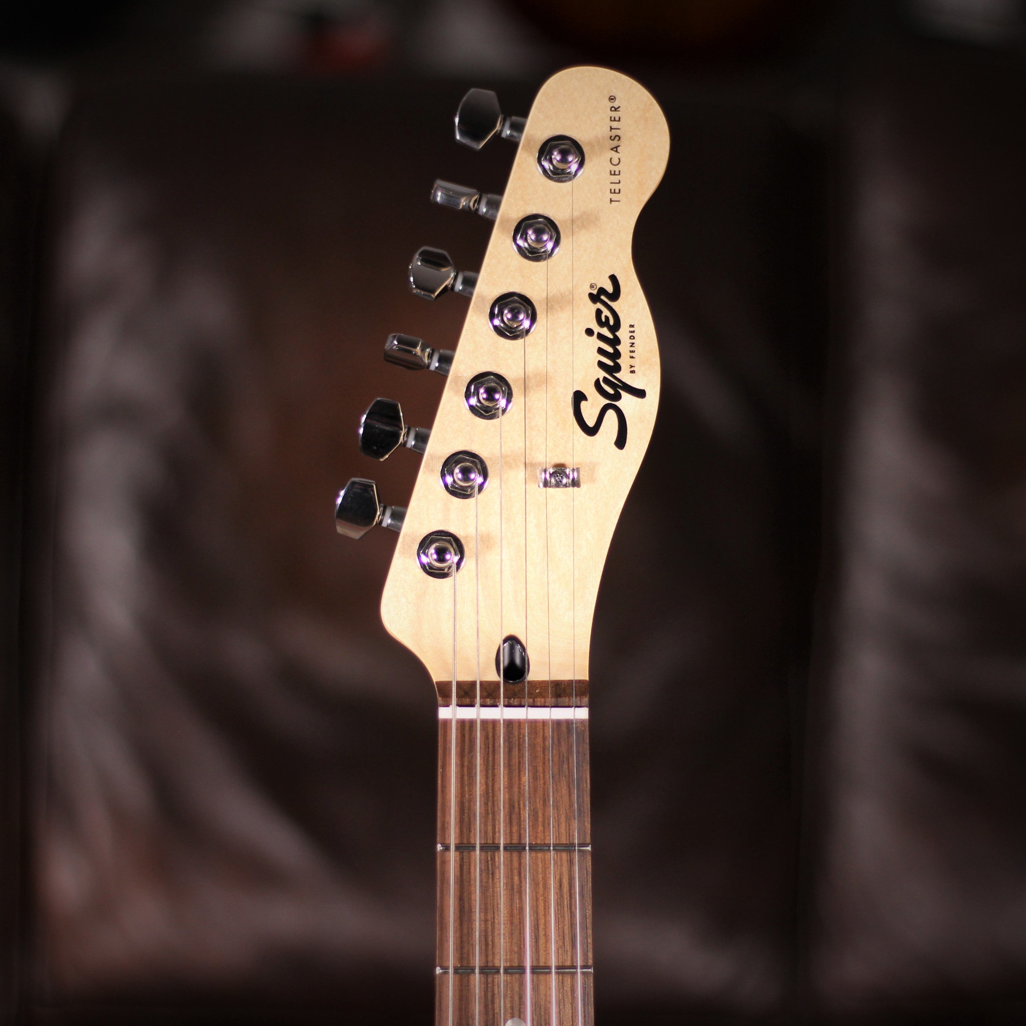 Squier Sonic Telecaster California Blue headstock