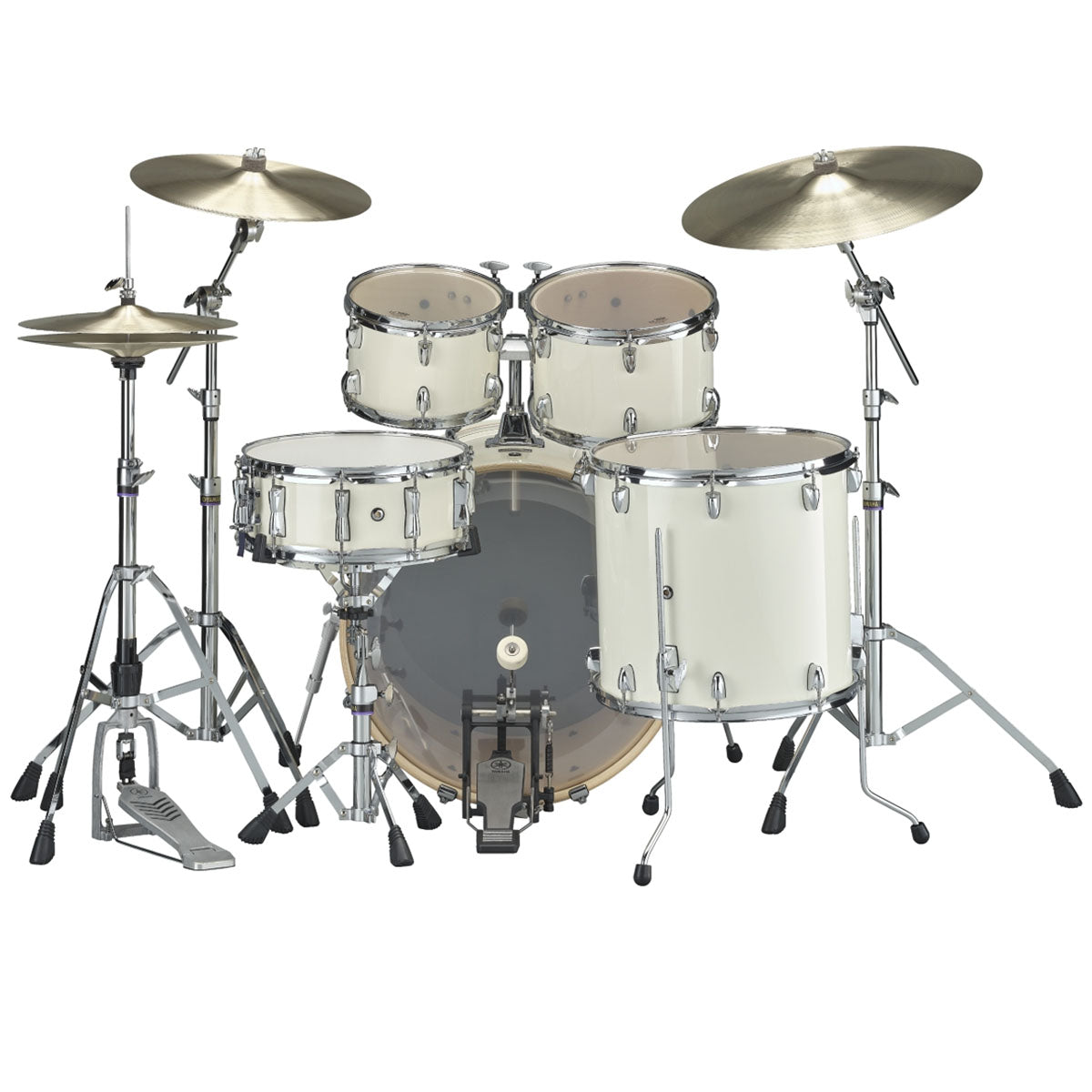 Yamaha Stage Custom Birch 22" Fusion Drum Kit in Classic White Including Hardware