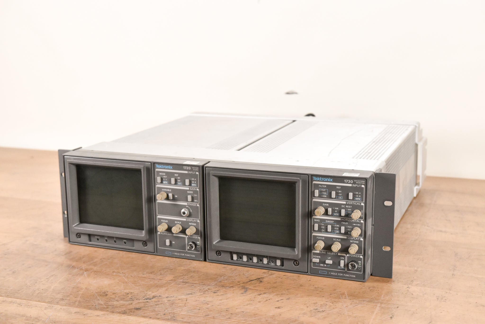 Tektronix 1730 Waveform Monitor and 1720 Vectorscope