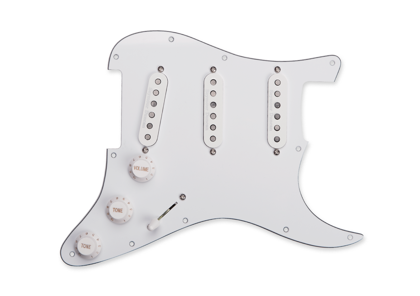 ^PICKGUARD ASSY CA'50'S STRAT SET WHITE