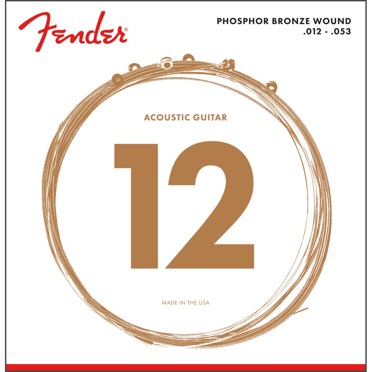 Fender 60L Phosphor Bronze 12-53