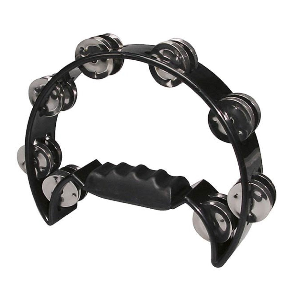 Hayman 1/2 Moon Tambourine Black