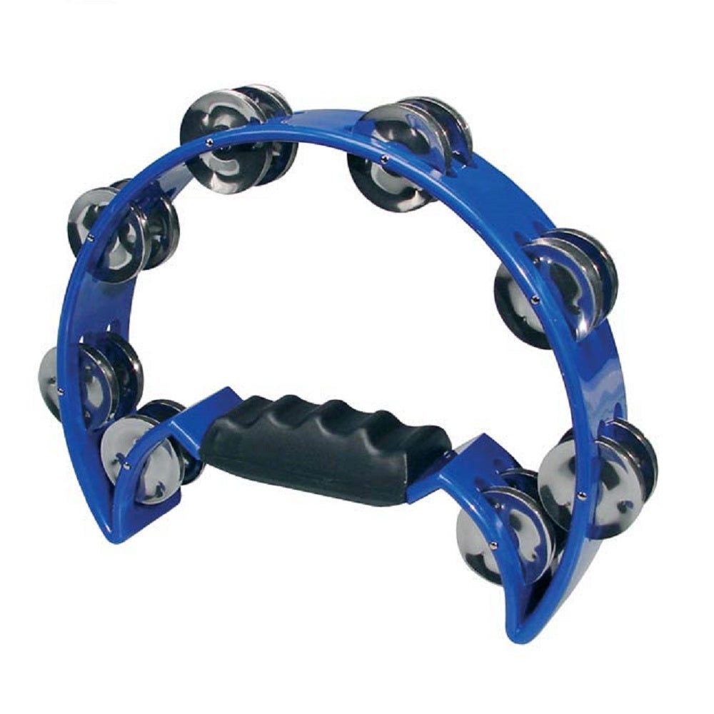 Hayman 1/2 Moon Tambourine Blue